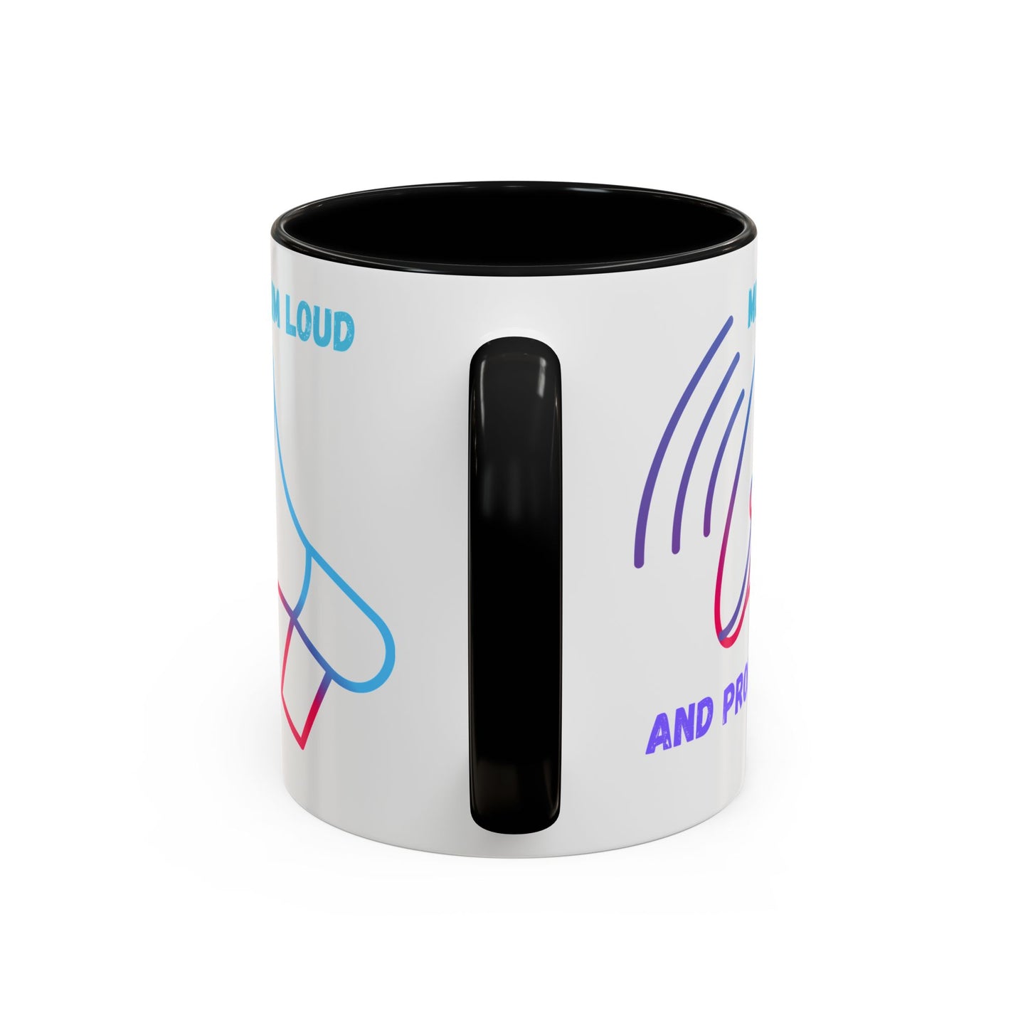 Muslim Loud and Proud Coffee Mug - Accent 11oz & 15oz Islamic Accessories Mug
