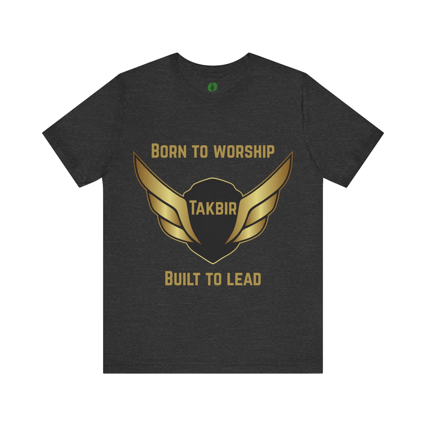Inspirational Unisex Short Sleeve Tee - 'Born to Worship' Muslim Streetwear Fashion T Shirt