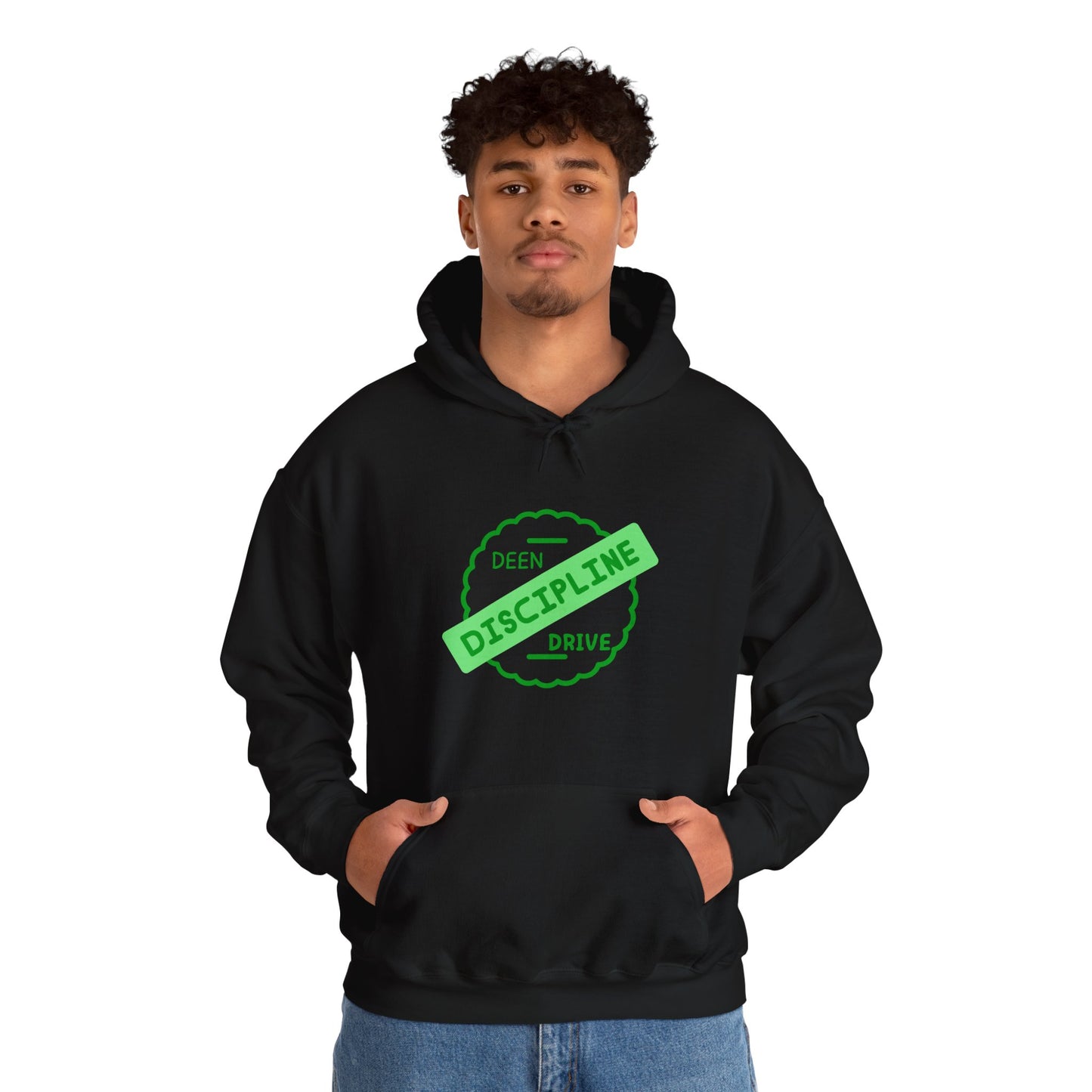 Motivational Unisex Hoodie – "Discipline Drive" Muslim Youth Fashion Hoodie