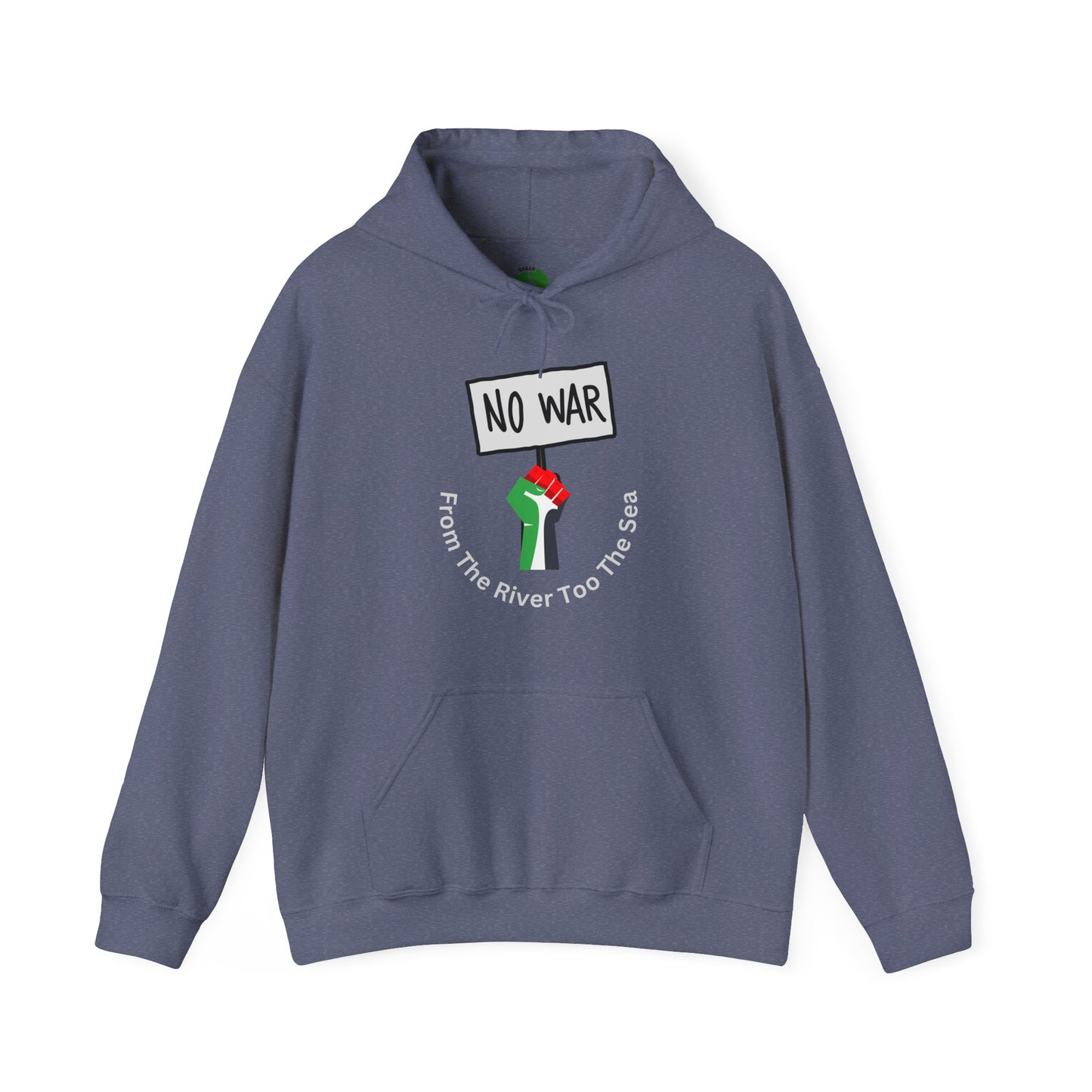 Unisex Heavy Blend™ Hoodie - NO WAR Protest Sweatshirt Muslim Clothing