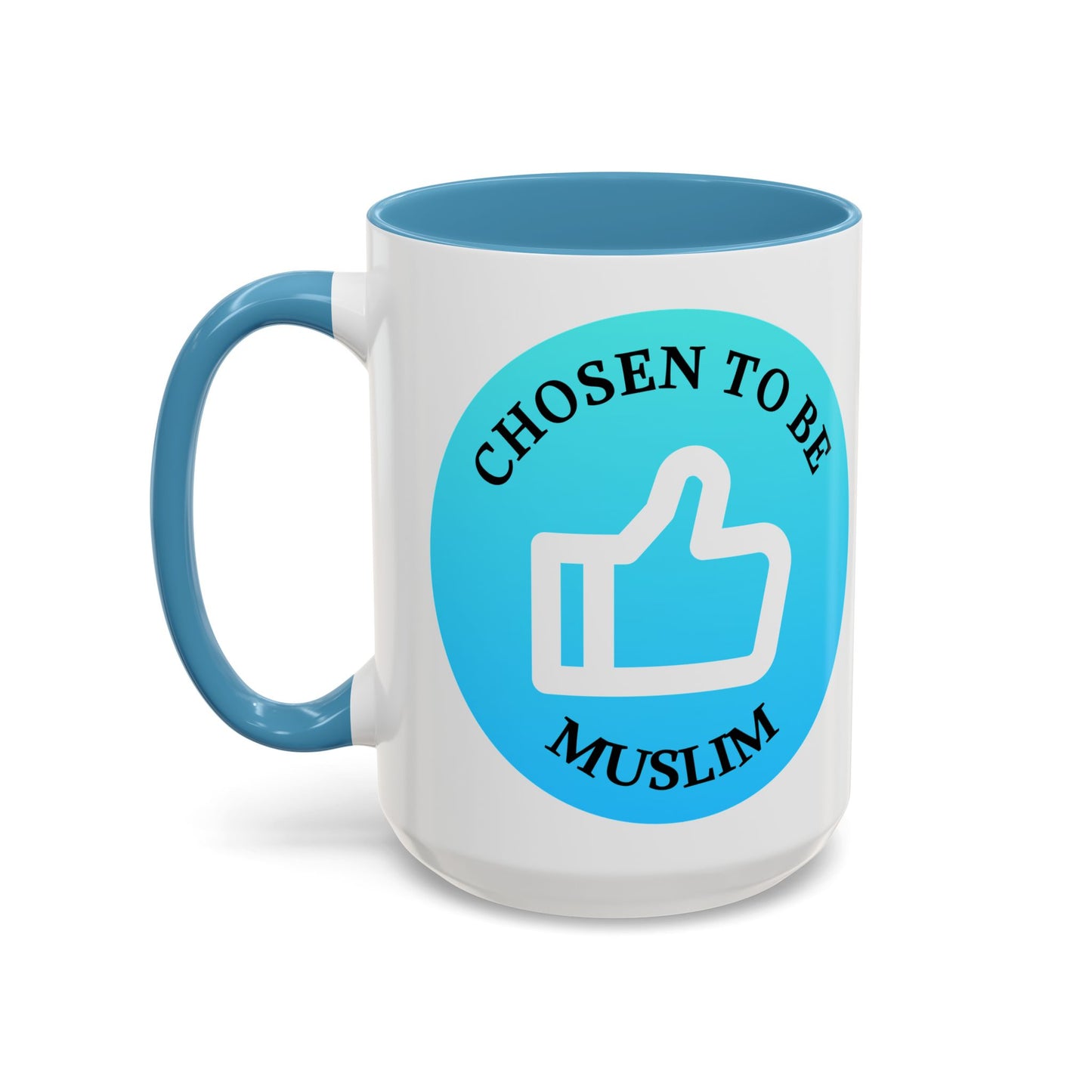 Inspirational Muslim Coffee Mug - 'Chosen to Be Muslim' - 11oz & 15oz Accent Cups Islamic Accessories Mug