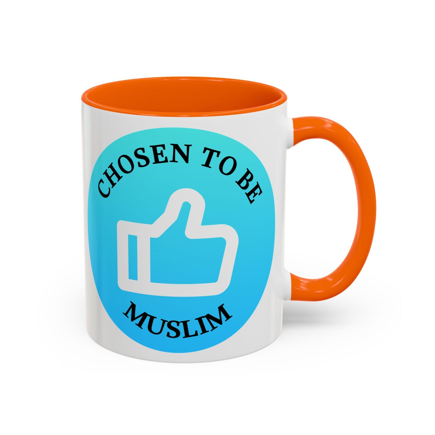 Inspirational Muslim Coffee Mug - 'Chosen to Be Muslim' - 11oz & 15oz Accent Cups Islamic Accessories Mug