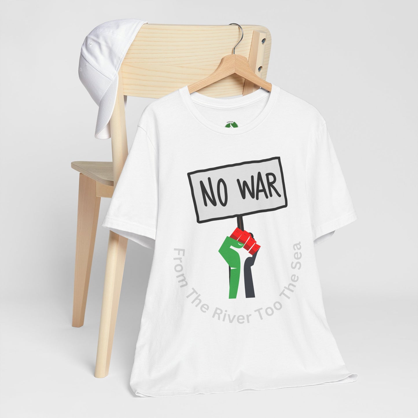 No War Unisex Jersey Tee - Activist Statement Shirt Muslim Clothing