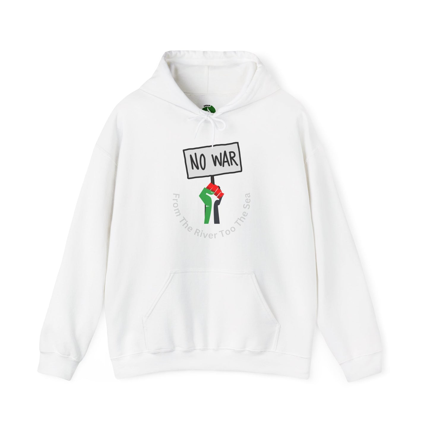Unisex Heavy Blend™ Hoodie - NO WAR Protest Sweatshirt Muslim Clothing