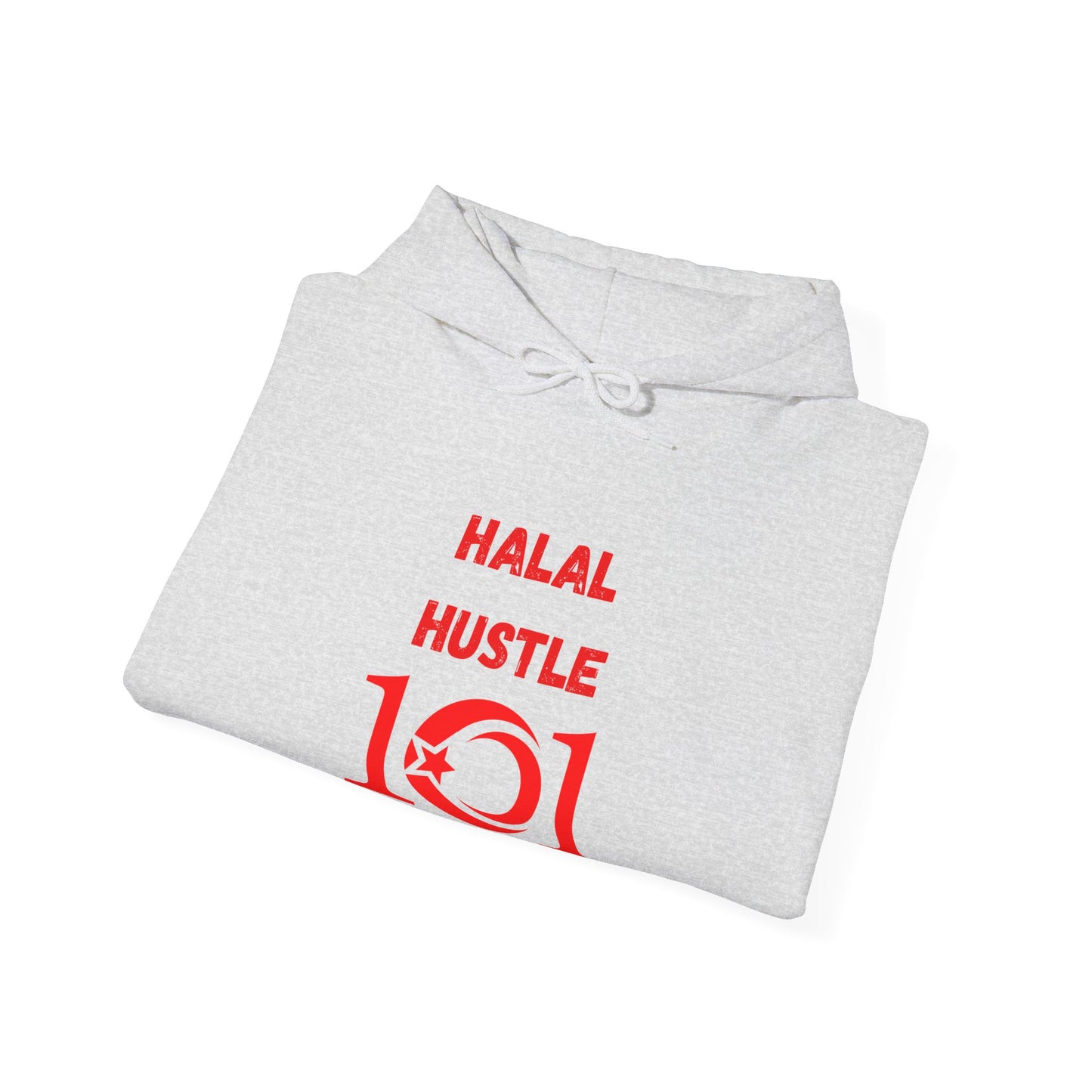 Halal Hustle 101 Unisex Hoodie - Motivational Streetwear for Everyday Inspiration Muslim Gym Clothing Hoodie