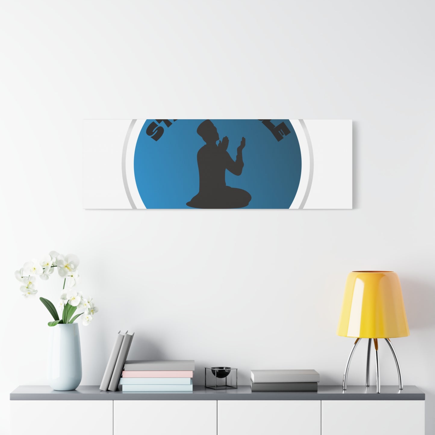 Inspirational Wall Art - "Stay Humble, Be Kind" Motif on Matte Canvas Islamic Art Work