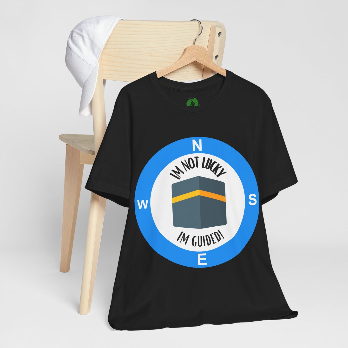 Guided Journey Unisex Jersey Tee - Inspirational Compass Design Halal Fashion T Shirt