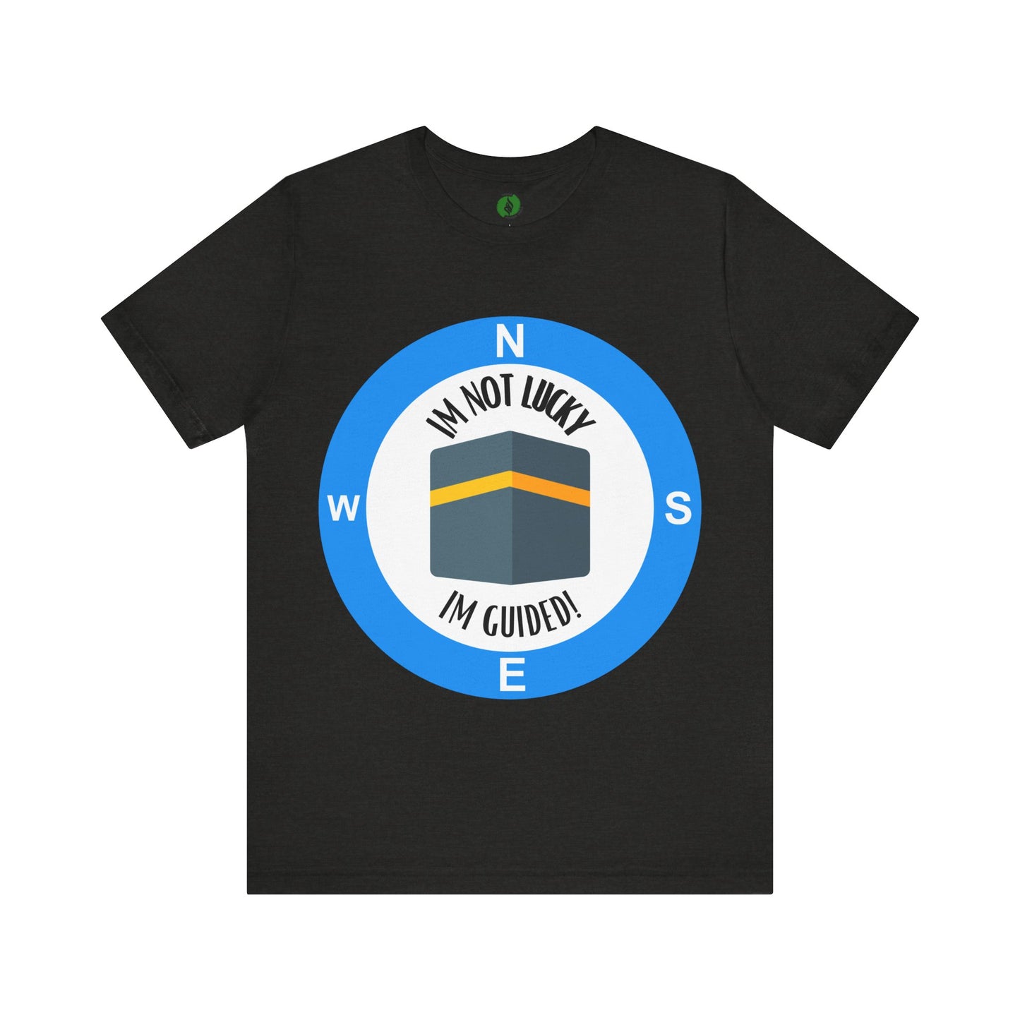 Guided Journey Unisex Jersey Tee - Inspirational Compass Design Halal Fashion T Shirt