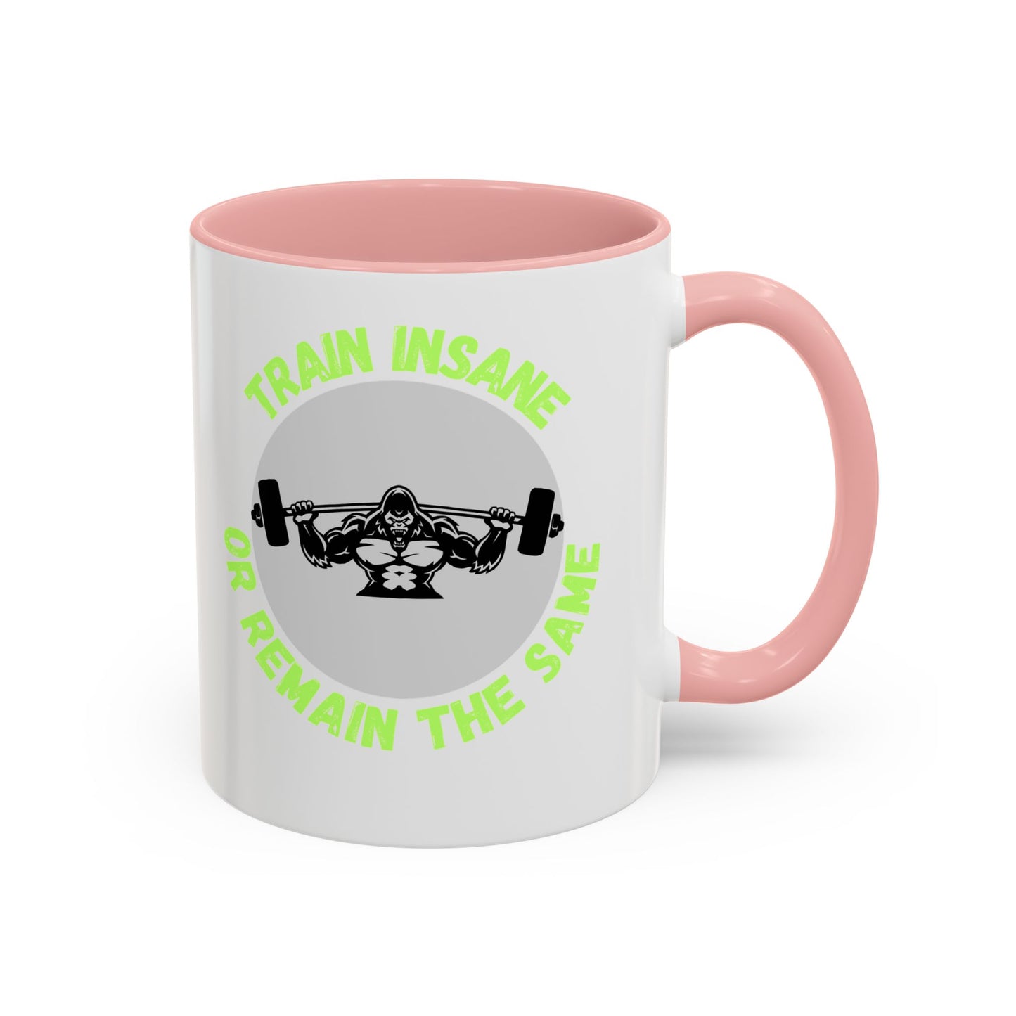 Motivational Fitness Coffee Mug - "Train Insane or Remain the Same" - Perfect Gift for Gym Enthusiasts Humour Joke Gym Mug