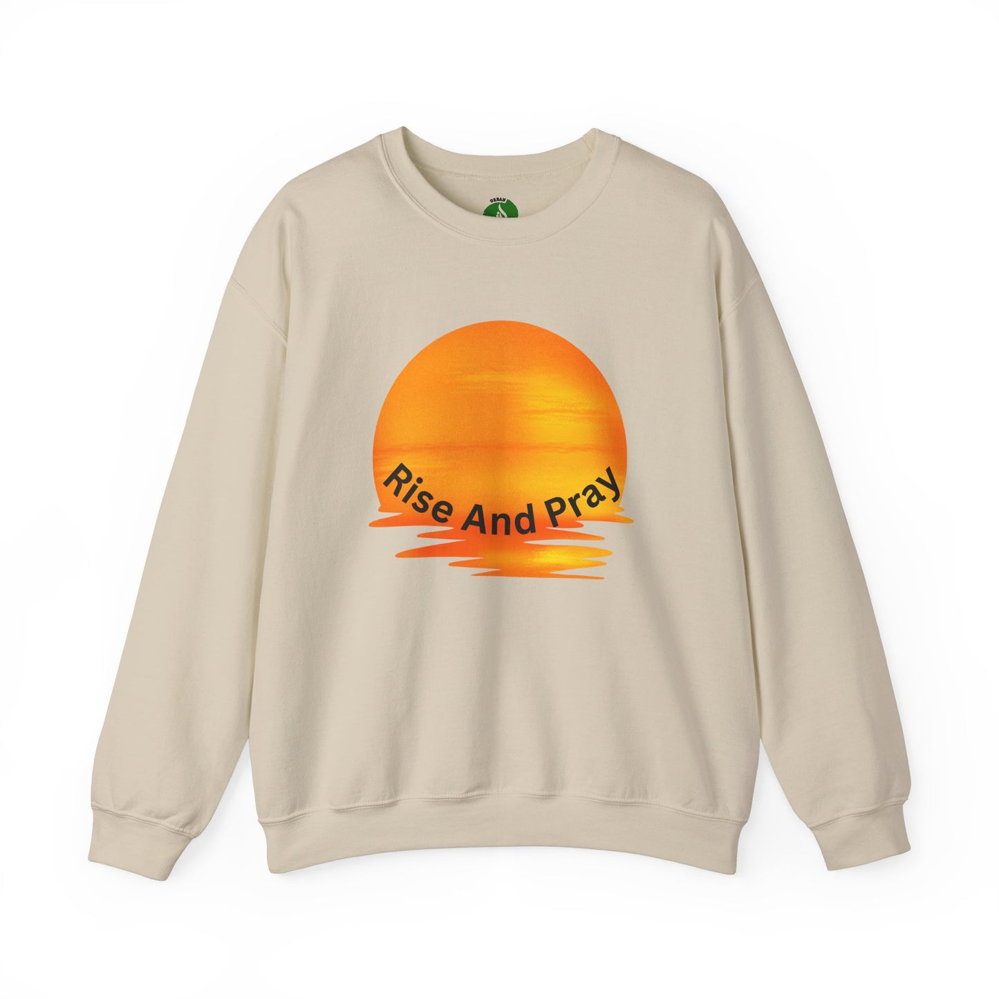 Rise And Pray Unisex Crewneck Sweatshirt - Cozy Spiritual Vibe Muslim Street Wear