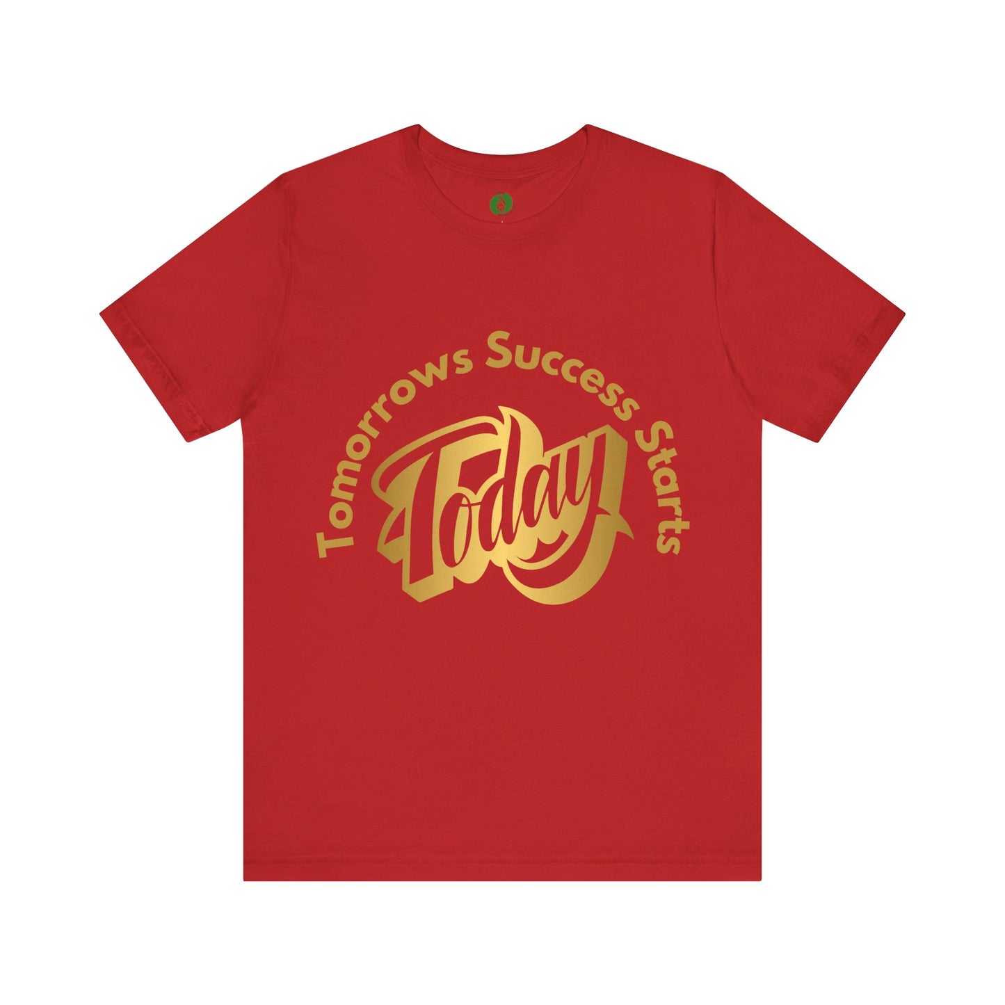 Inspirational Success Tee - "Tomorrow’s Success Starts Today" Unisex Jersey T-Shirt Gym Motivation T Shirt