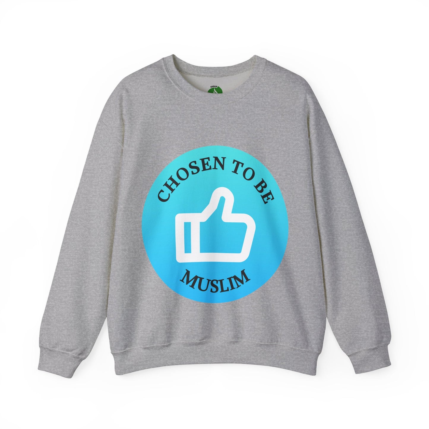 Chosen to Be Muslim Crewneck Sweatshirt - Unisex Heavy Blend Islamic Streetwear Sweat Shirt