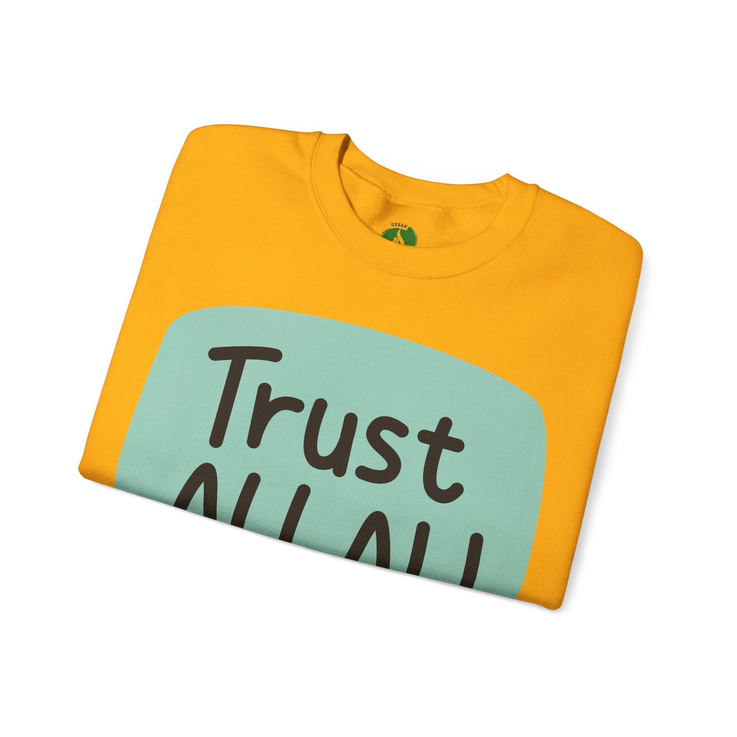 Trust Allah Crewneck Sweatshirt - Unisex Heavy Blend™ Islamic Fashion Sweat Shirt