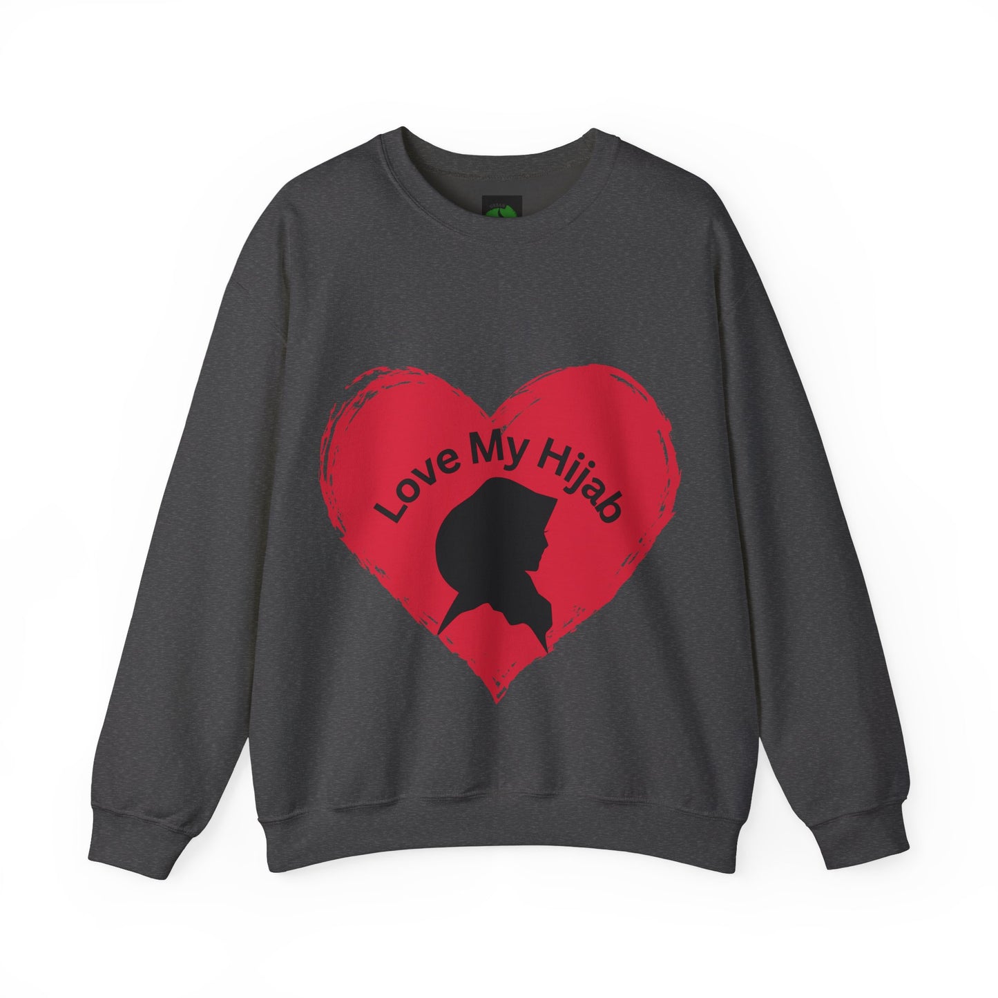 Love My Hijab Heavy Blend Sweatshirt - Unisex Crewneck for Comfort and Style Muslim Women Clothing