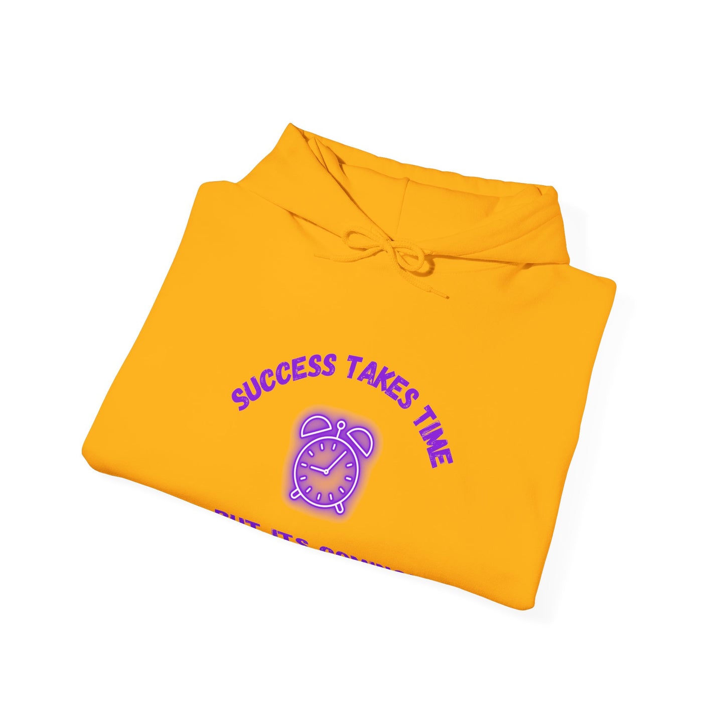Success Takes Time Hoodie - Motivational Clothing Hoodie Unisex Heavy Blend™ Sweatshirt