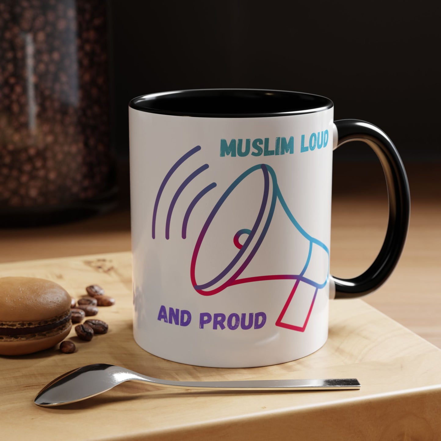 Muslim Loud and Proud Coffee Mug - Accent 11oz & 15oz Islamic Accessories Mug
