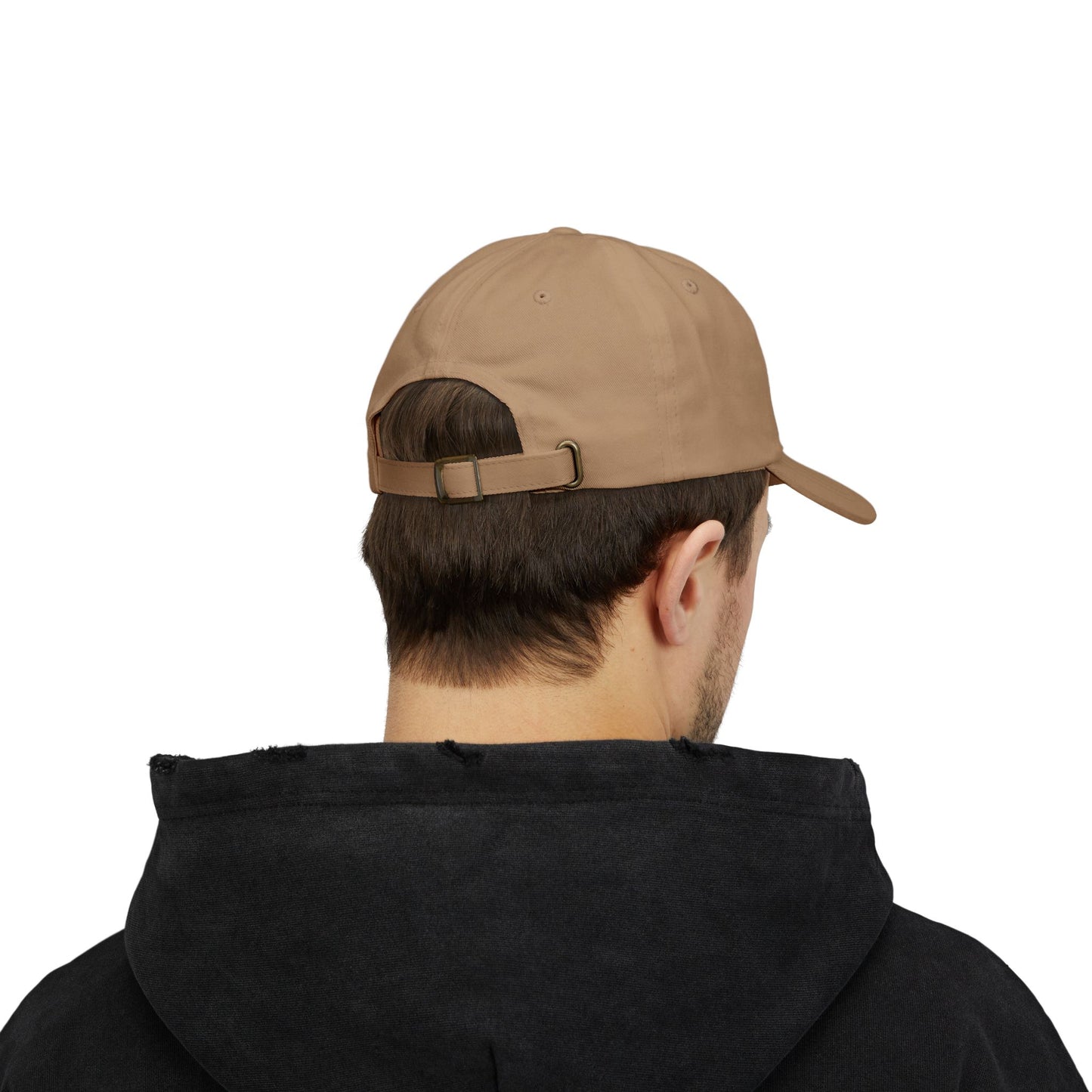 Halal Hustle Classic Dad Cap - Stylish White Cap for Everyday Wear Muslim Streetwear Hat