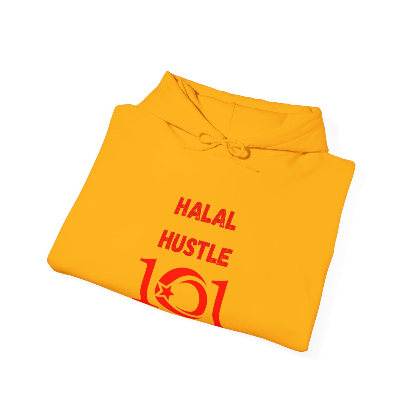 Halal Hustle 101 Unisex Hoodie - Motivational Streetwear for Everyday Inspiration Muslim Gym Clothing Hoodie