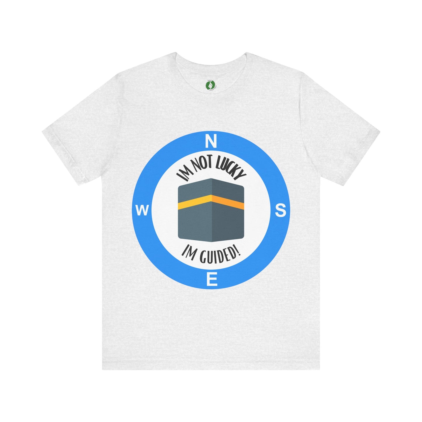 Guided Journey Unisex Jersey Tee - Inspirational Compass Design Halal Fashion T Shirt
