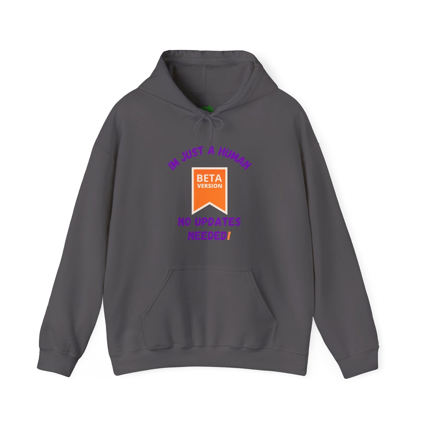 Human Beta Version Hoodie - Funny Unisex Sweatshirt for Everyday Comfort Funny Clothing Hoodie
