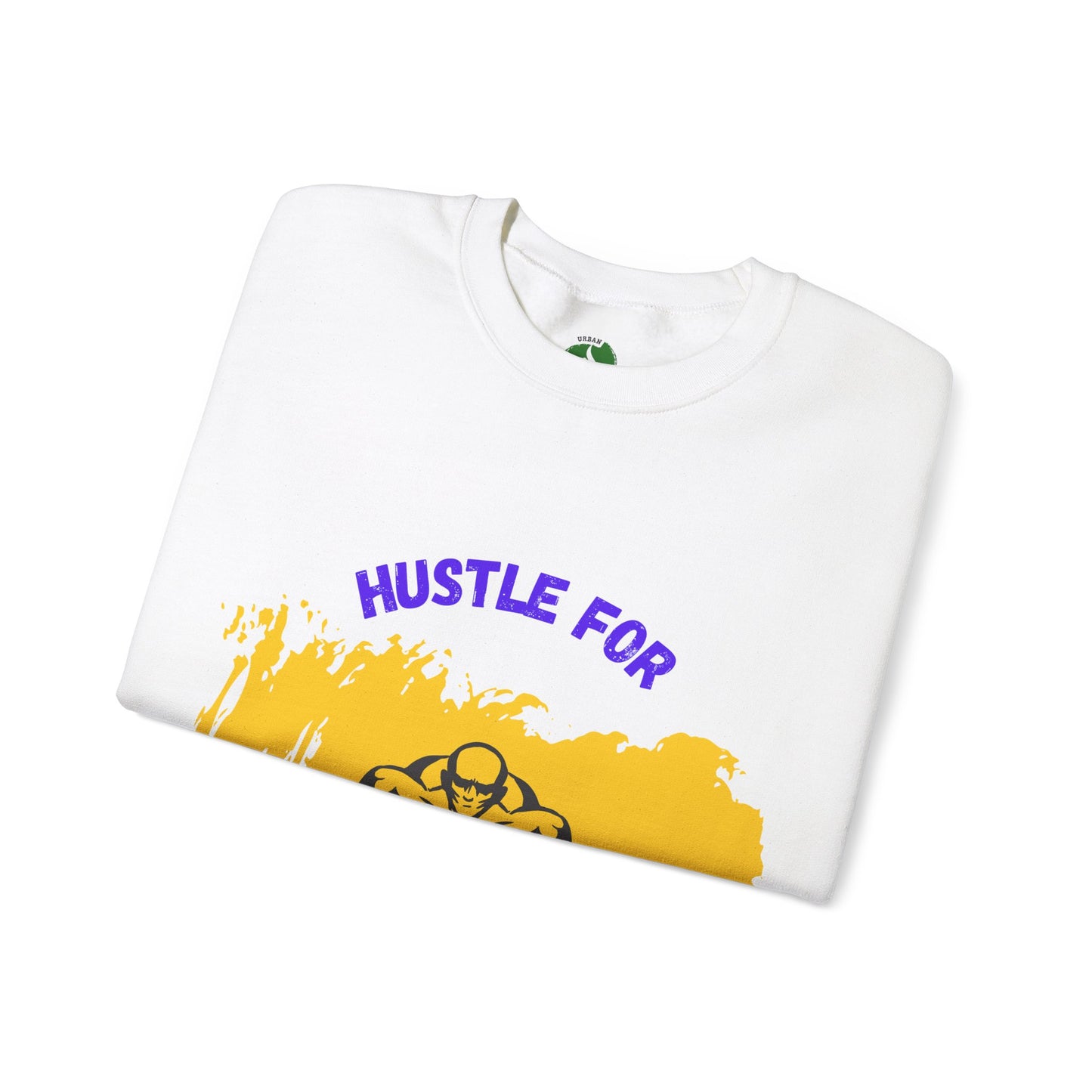 Hustle for That Muscle Crewneck Sweatshirt Gym Clothing Sweat Shirt