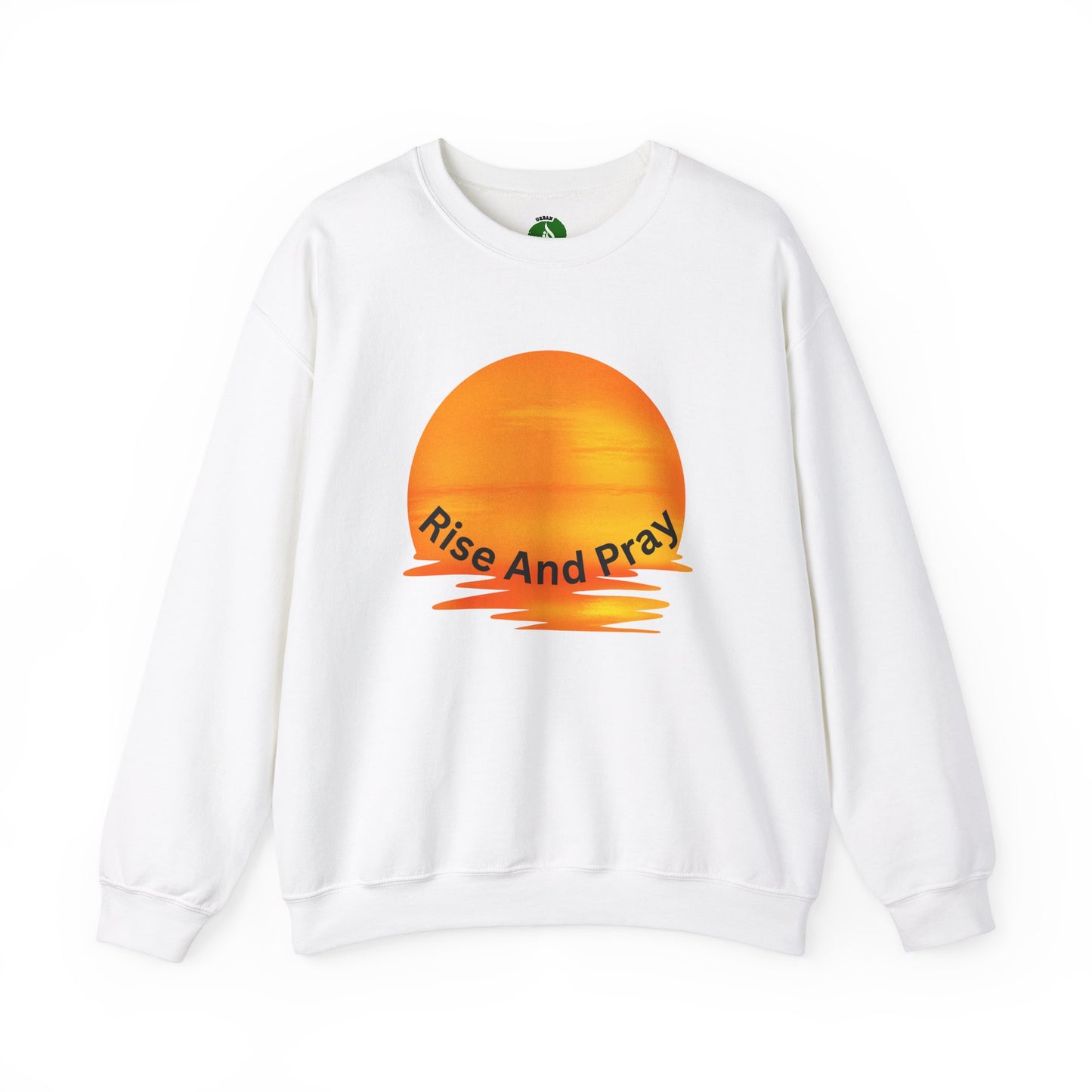 Rise And Pray Unisex Crewneck Sweatshirt - Cozy Spiritual Vibe Muslim Street Wear