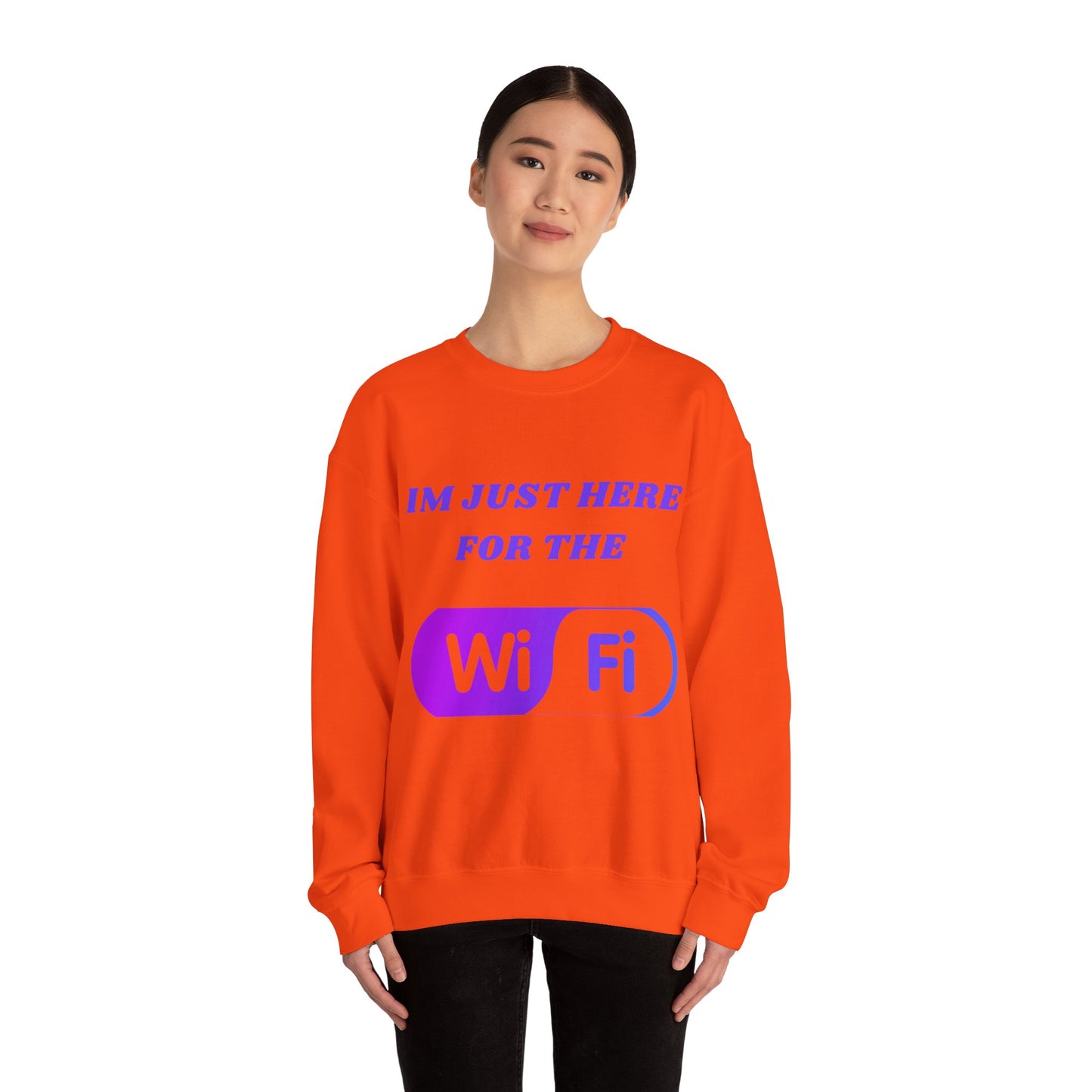 Funny WiFi Sweatshirt for Internet Lovers Humour Joke Clothing Sweat Shirt