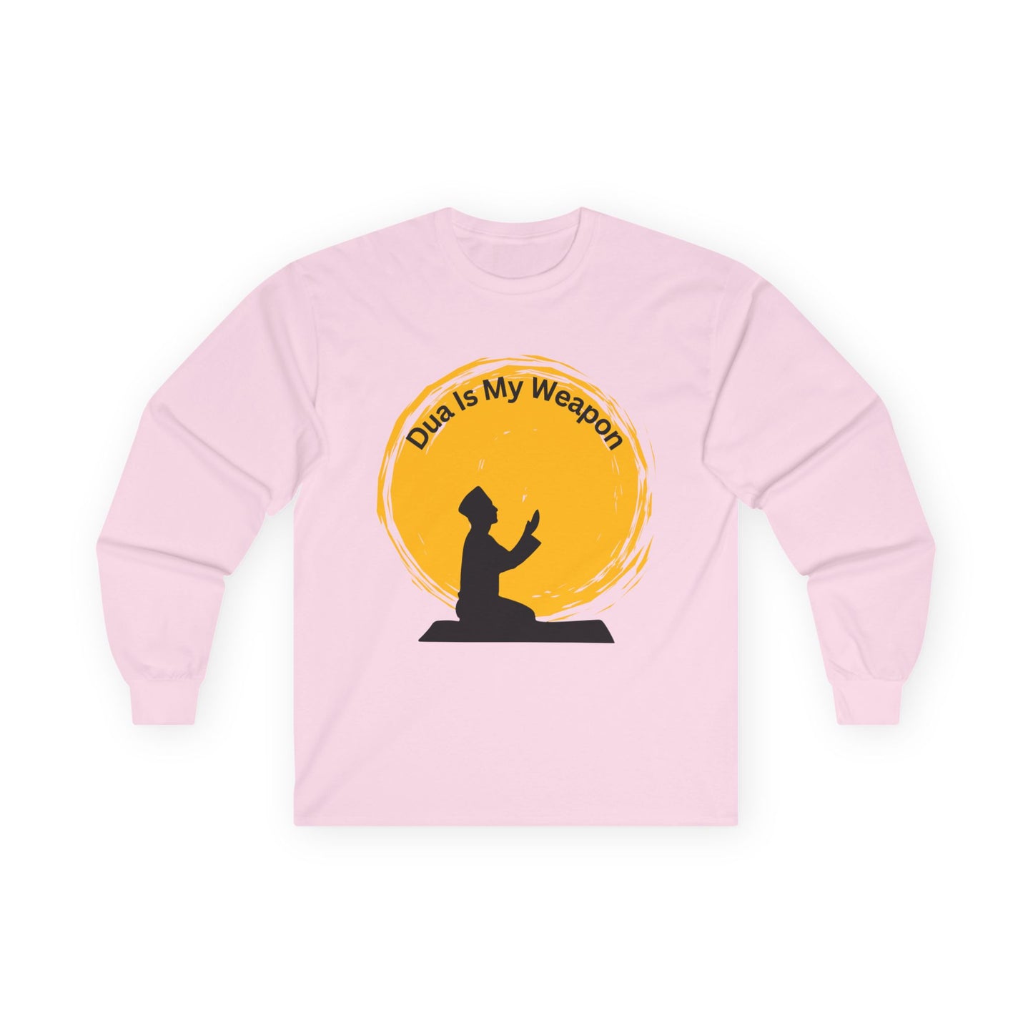 Inspiration Long Sleeve Tee - "Dua Is My Weapon" - Unisex Cotton Shirt Muslim Clothing