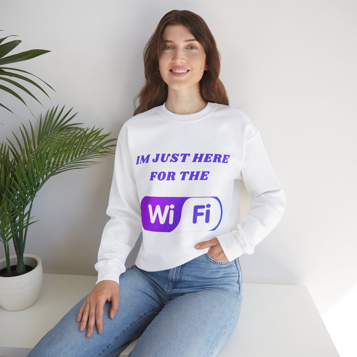 Funny WiFi Sweatshirt for Internet Lovers Humour Joke Clothing Sweat Shirt