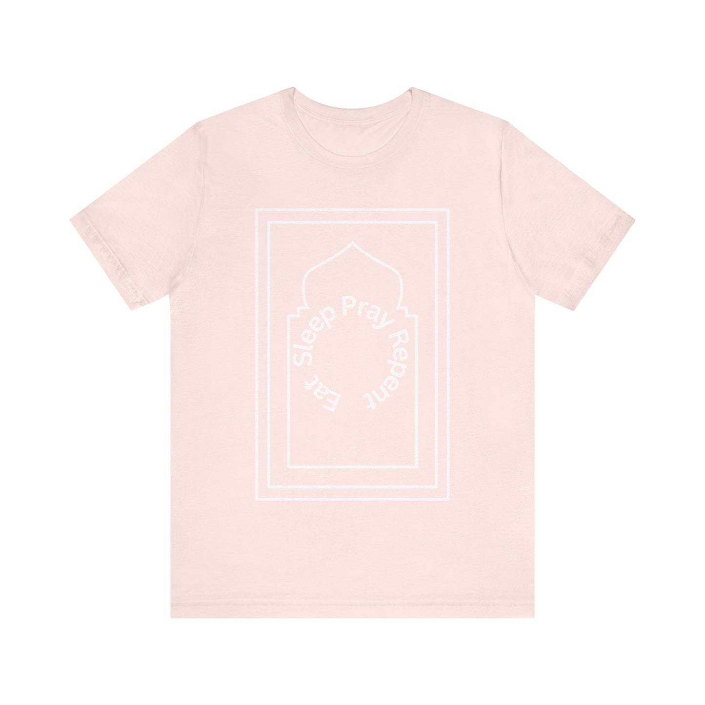 Inspirational Unisex Tee - 'Sleep Pray Repeat' Islamic Clothing
