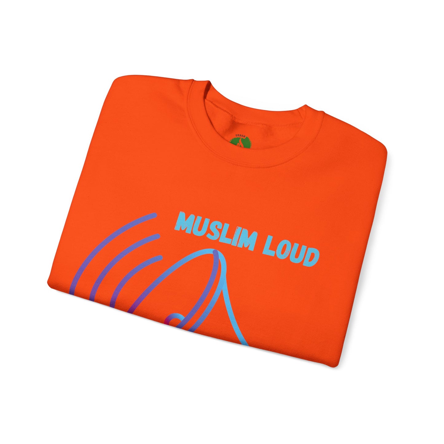 Muslim Loud and Proud Sweatshirt - Unisex Heavy Blend™ Crewneck Islamic Streetwear Fashion