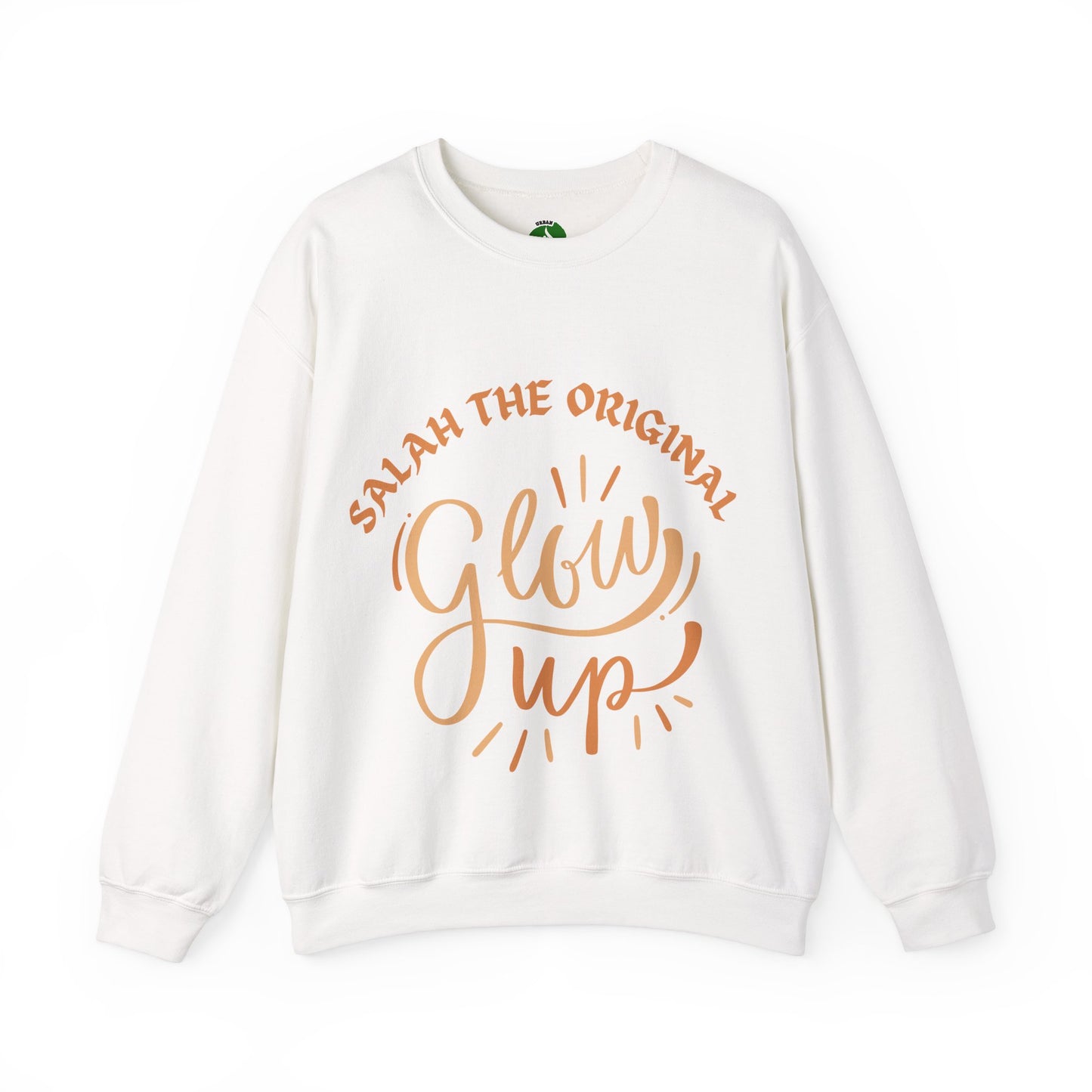 Salah Glow Up Crewneck Sweatshirt - Unisex Heavy Blend™ Muslim Fashion Sweat Shirt