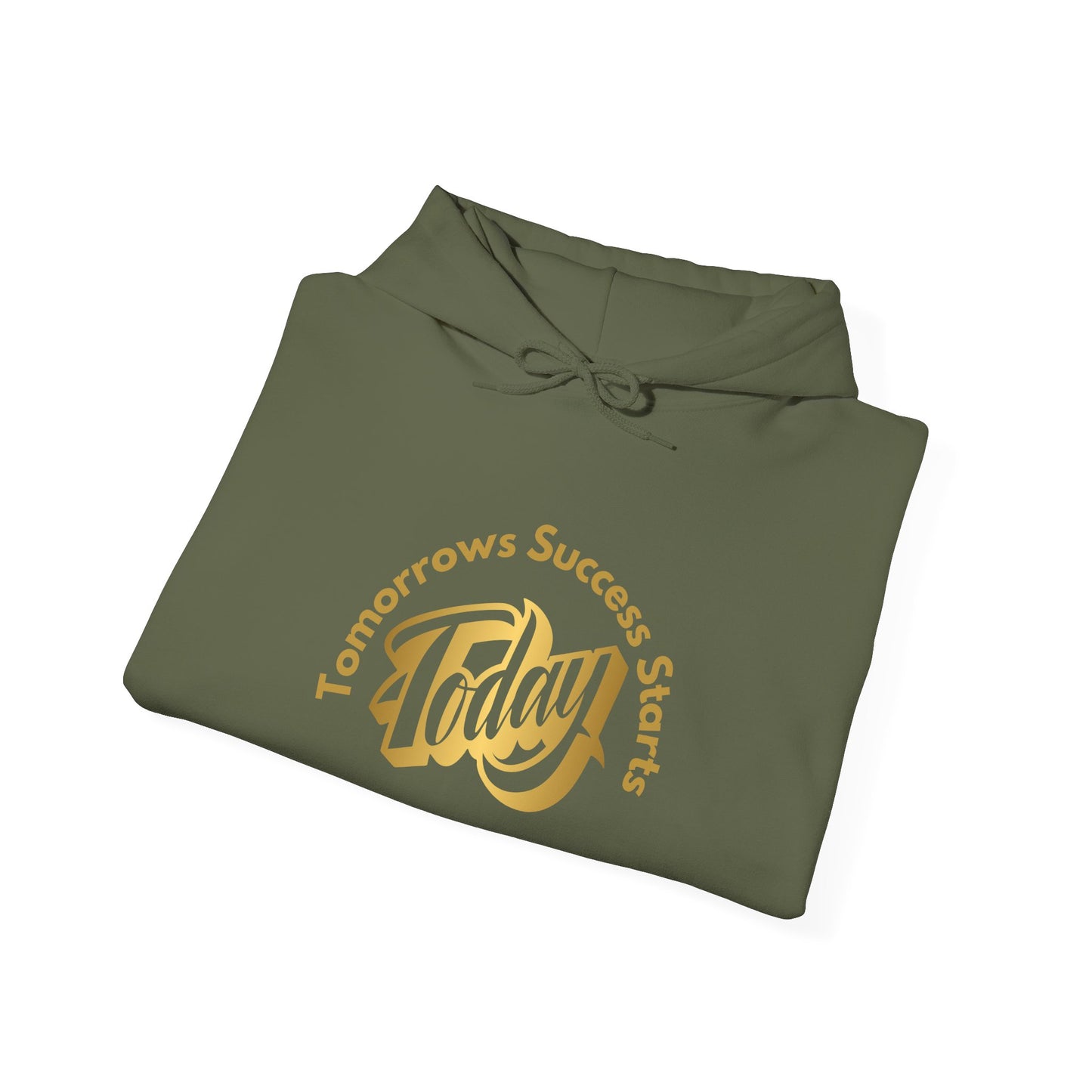 Inspirational Hoodie - "Tomorrow's Success Starts Today" Gym Motivation Hoodie