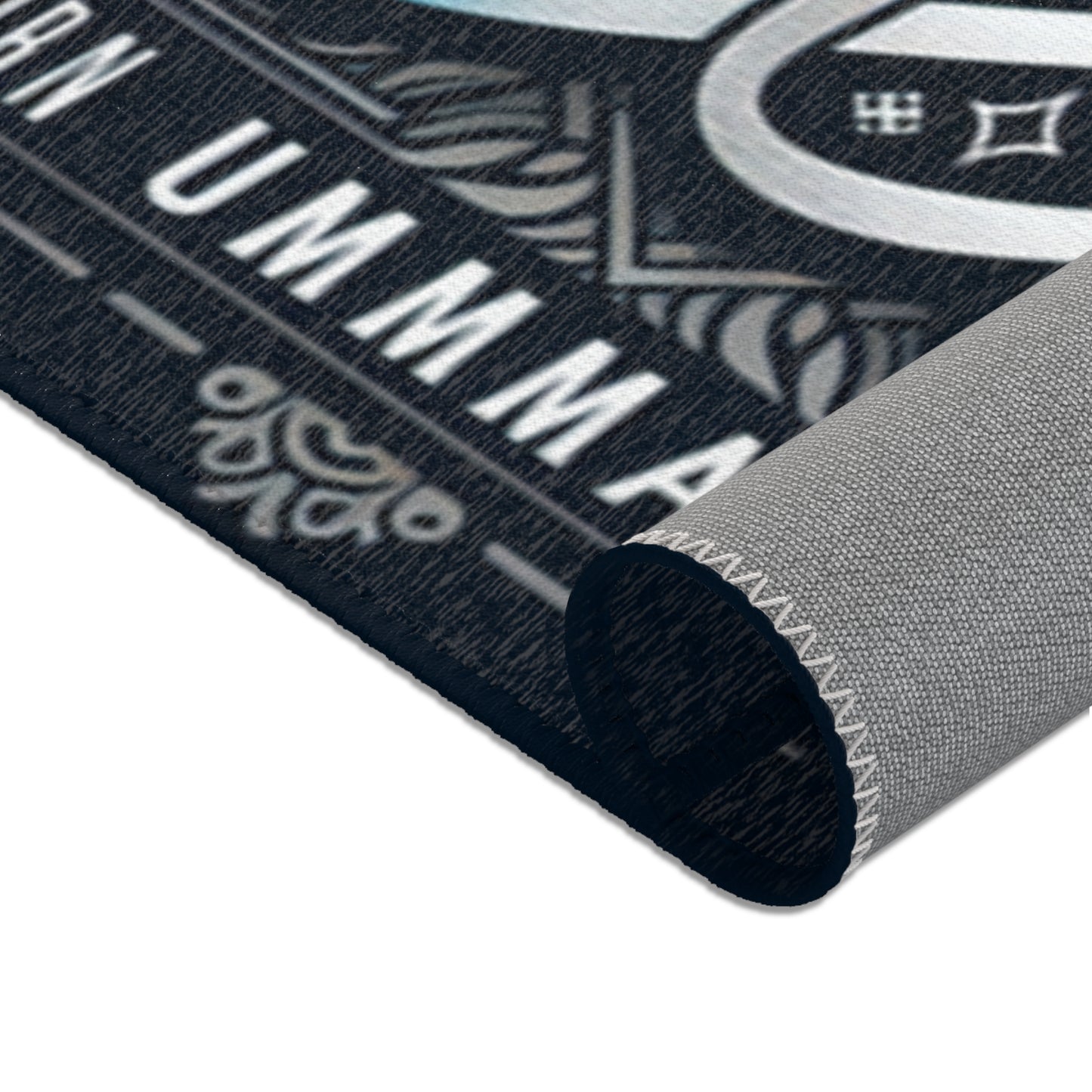 Urban Ummah Area Rug | Modern Islamic Home Decor | Stylish Floor Mat Islamic Accessories