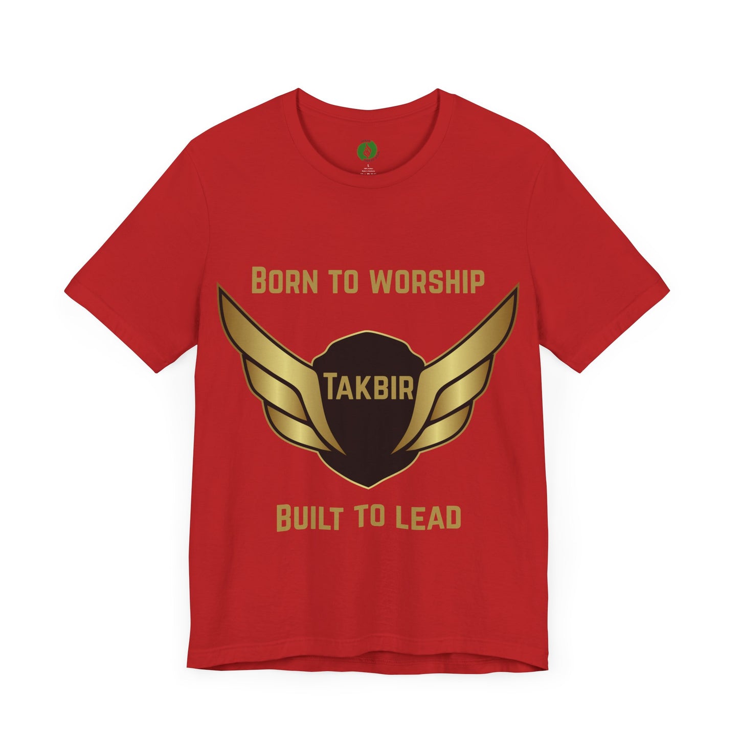 Inspirational Unisex Short Sleeve Tee - 'Born to Worship' Muslim Streetwear Fashion T Shirt