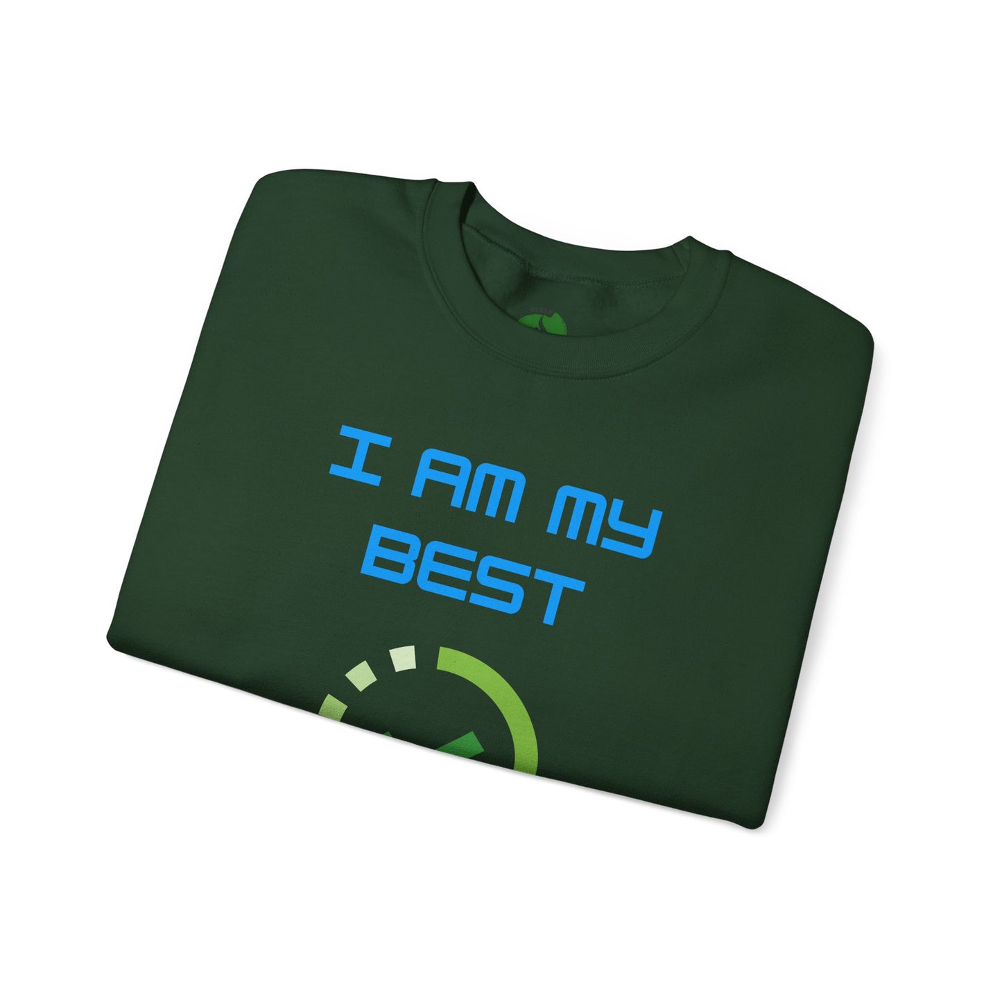 I Am My Best Upgrade Crewneck Sweatshirt | Unisex Heavy Blend™ Funny Humour Sweat Shirt