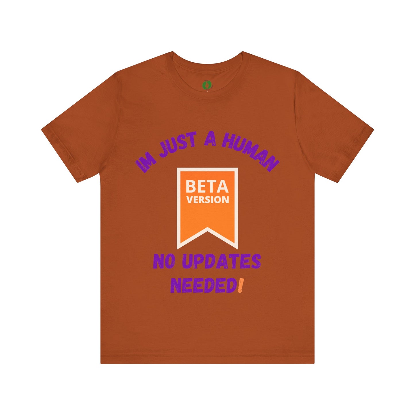 Humorous Beta Version T-Shirt for Casual Wear Humour Clothing T Shirt