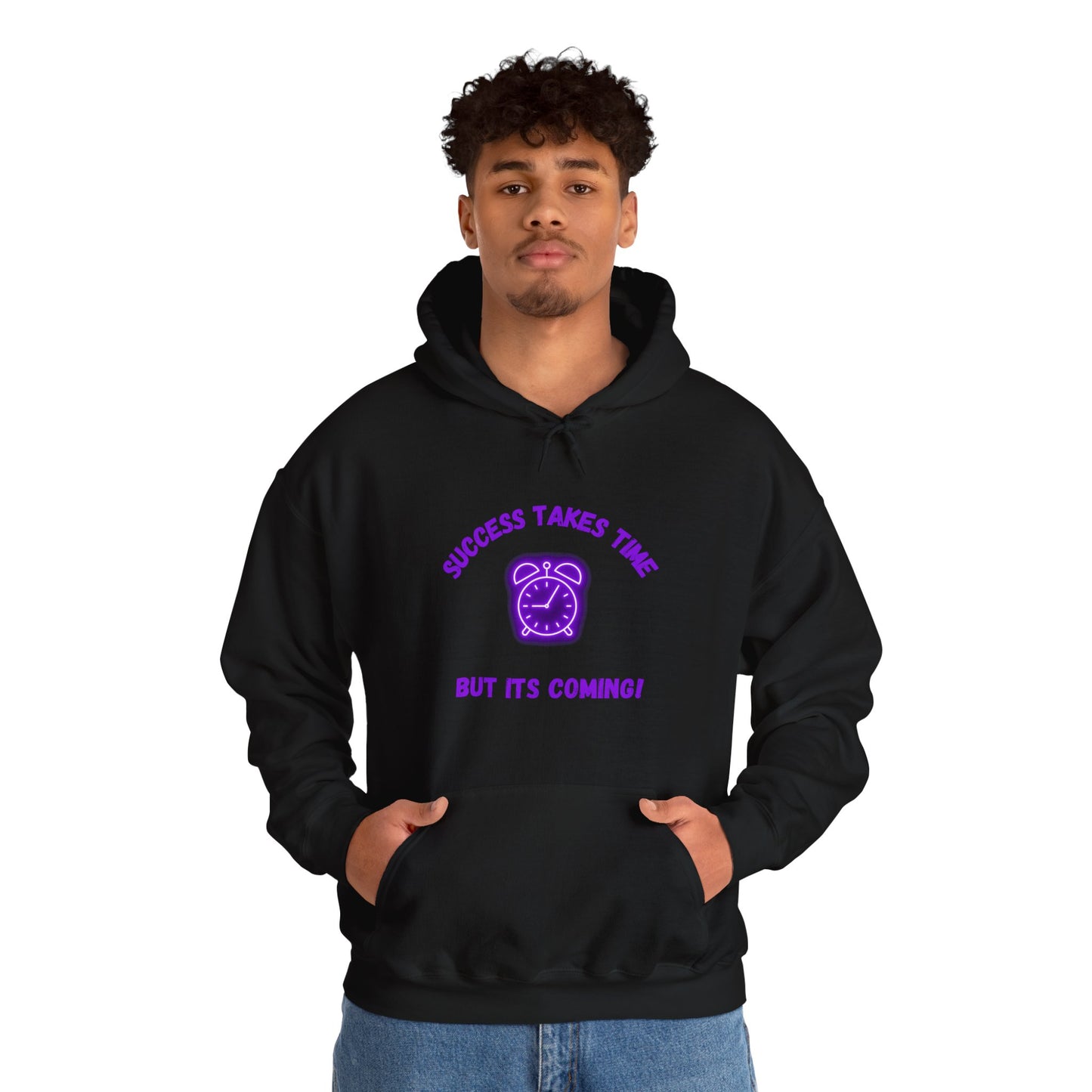 Success Takes Time Hoodie - Motivational Clothing Hoodie Unisex Heavy Blend™ Sweatshirt