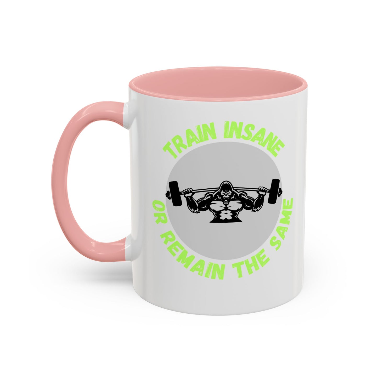 Motivational Fitness Coffee Mug - "Train Insane or Remain the Same" - Perfect Gift for Gym Enthusiasts Humour Joke Gym Mug
