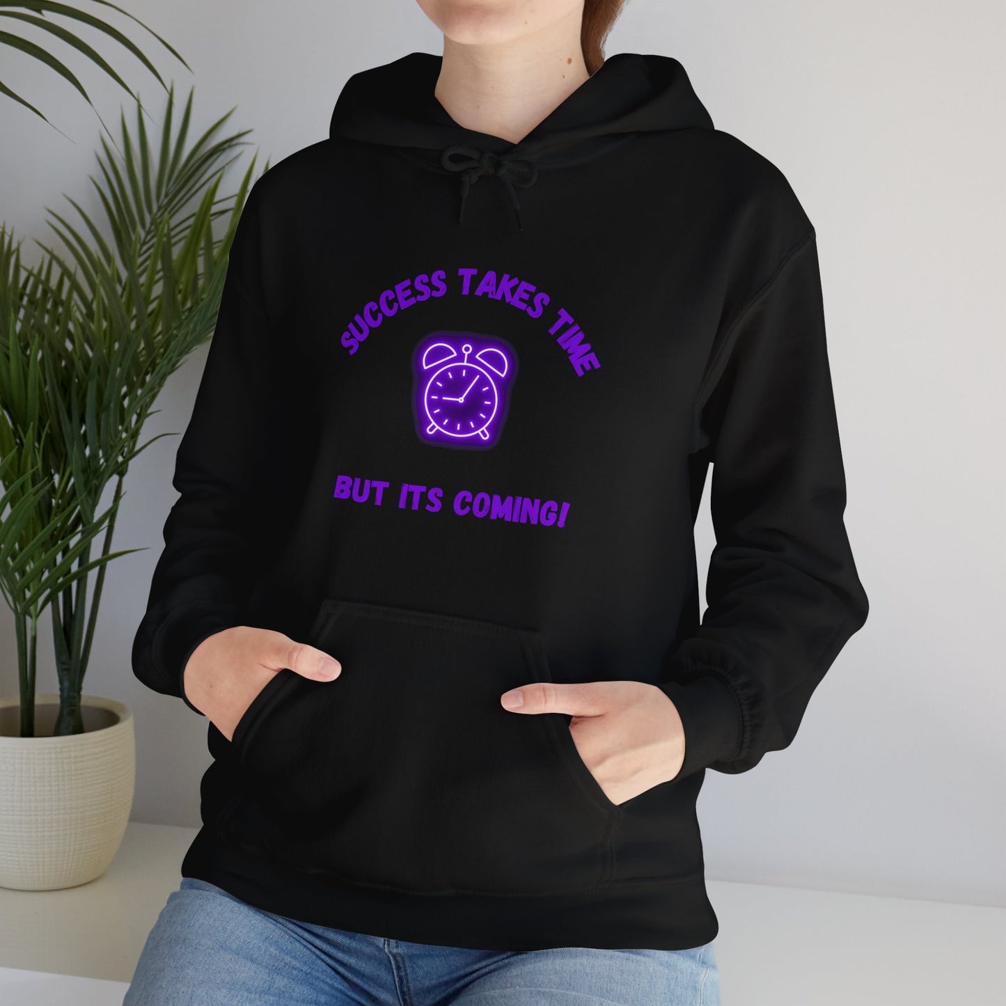 Success Takes Time Hoodie - Motivational Clothing Hoodie Unisex Heavy Blend™ Sweatshirt