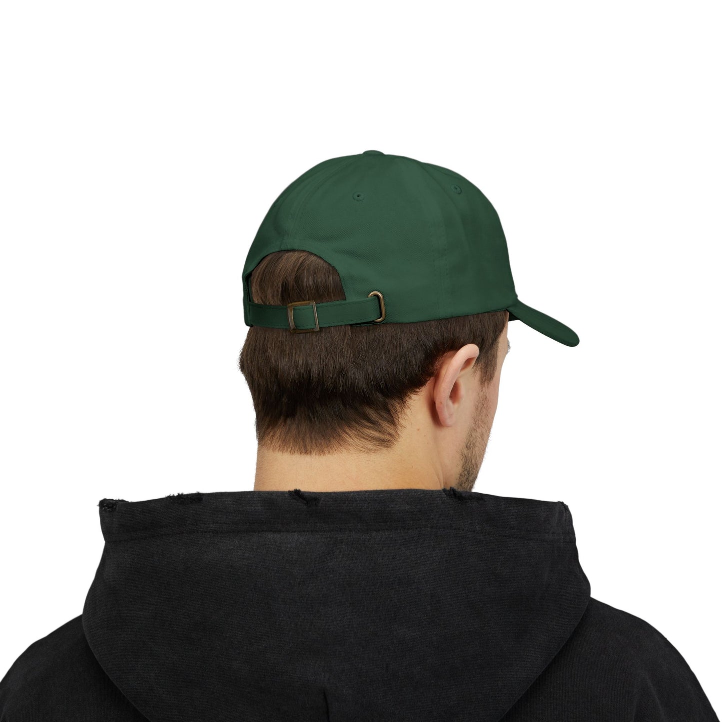 Halal Hustle Classic Dad Cap - Stylish White Cap for Everyday Wear Muslim Streetwear Hat