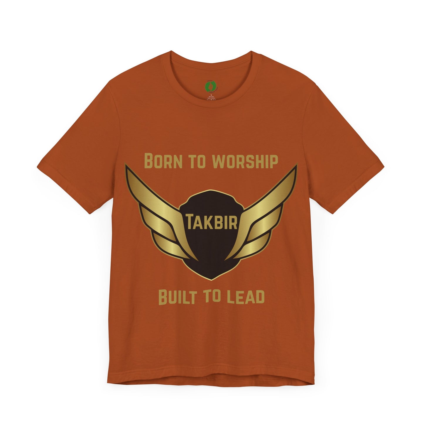 Inspirational Unisex Short Sleeve Tee - 'Born to Worship' Muslim Streetwear Fashion T Shirt
