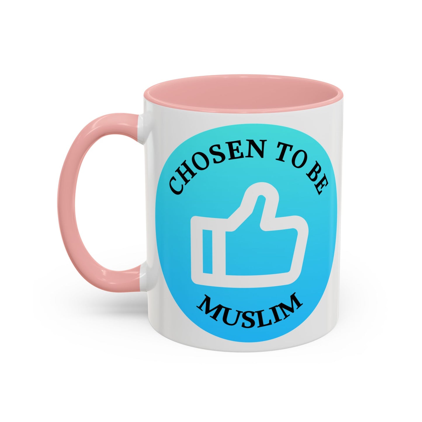 Inspirational Muslim Coffee Mug - 'Chosen to Be Muslim' - 11oz & 15oz Accent Cups Islamic Accessories Mug
