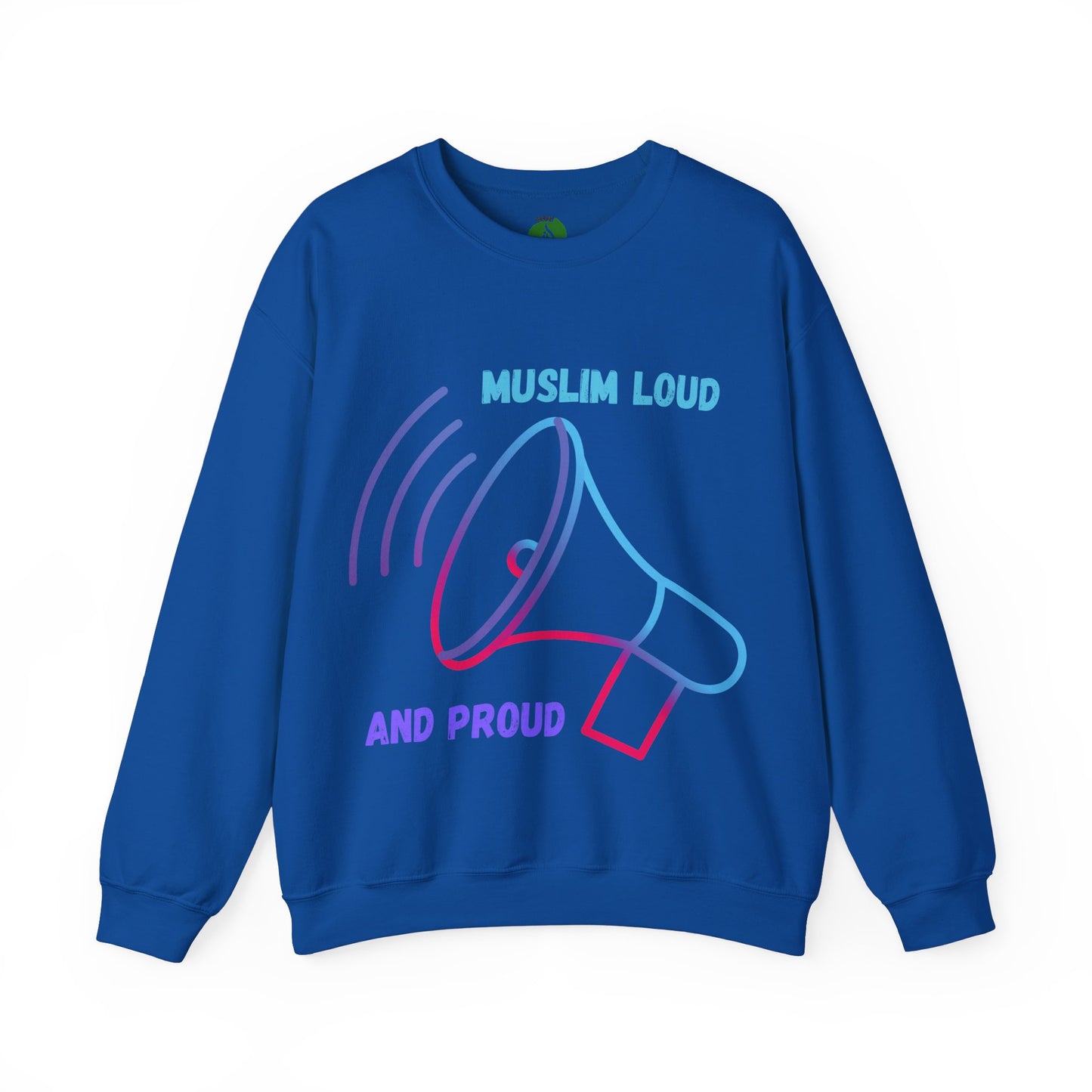 Muslim Loud and Proud Sweatshirt - Unisex Heavy Blend™ Crewneck Islamic Streetwear Fashion