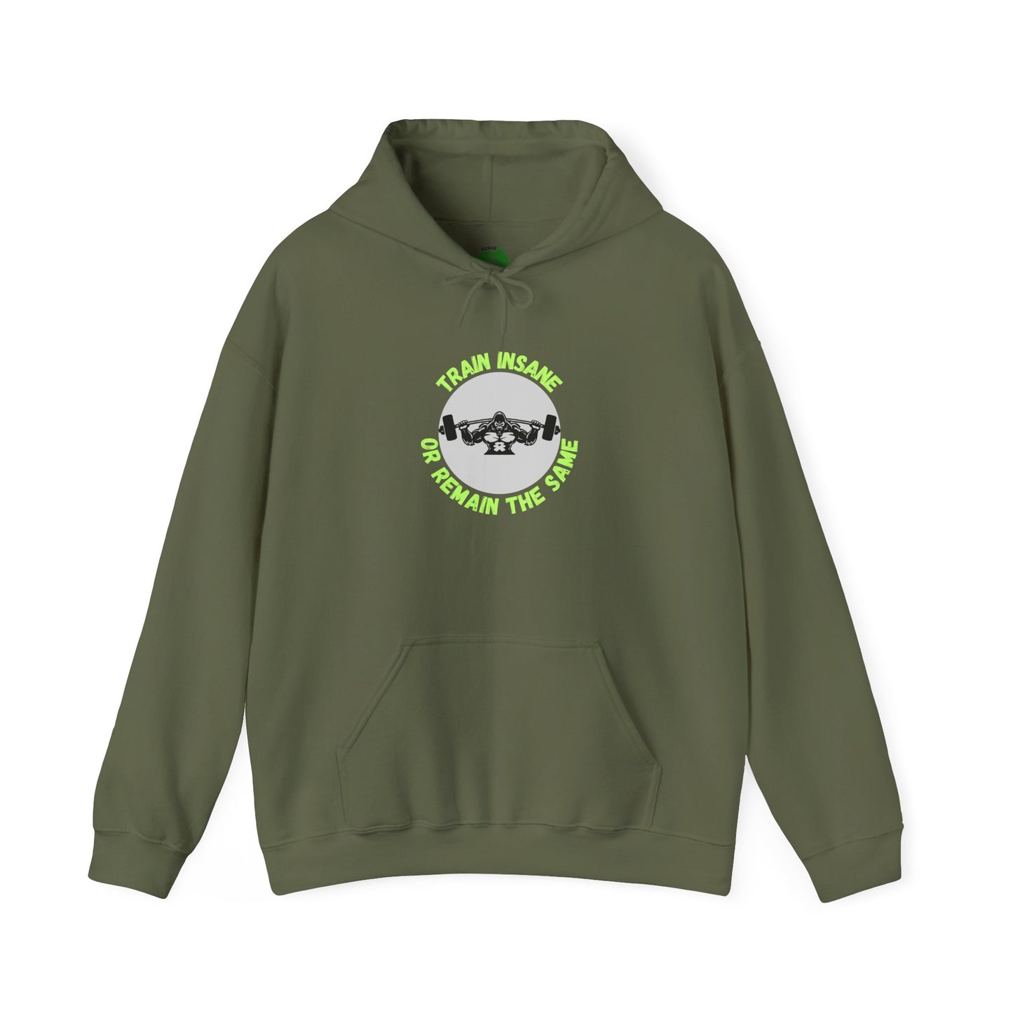 Train Insane Unisex Heavy Blend™ Hoodie - Motivational Gym Sweatshirt Humour Joke Clothing