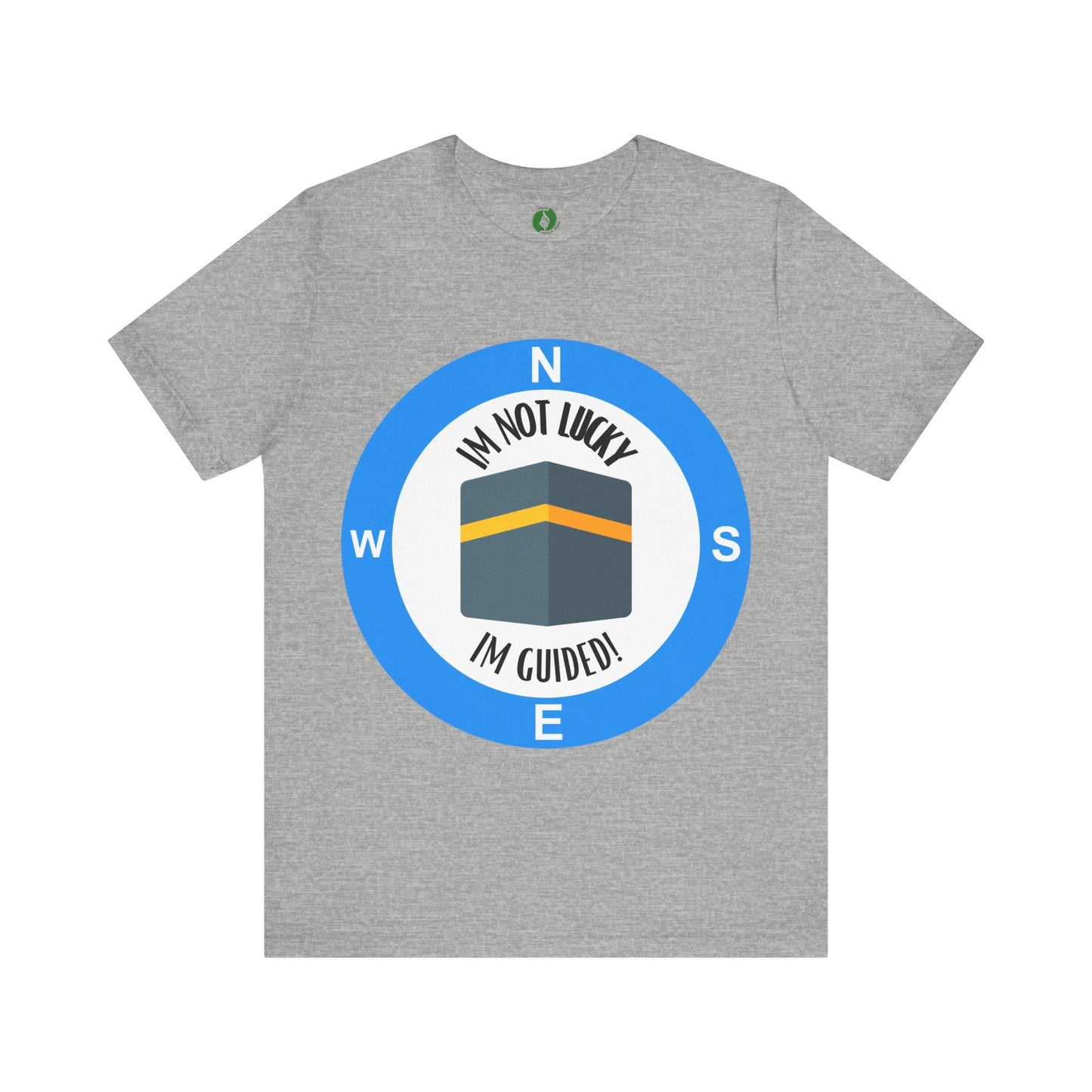 Guided Journey Unisex Jersey Tee - Inspirational Compass Design Halal Fashion T Shirt