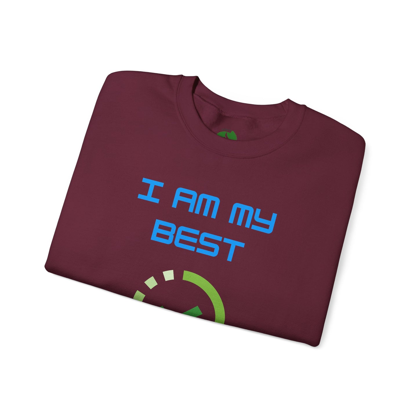 I Am My Best Upgrade Crewneck Sweatshirt | Unisex Heavy Blend™ Funny Humour Sweat Shirt