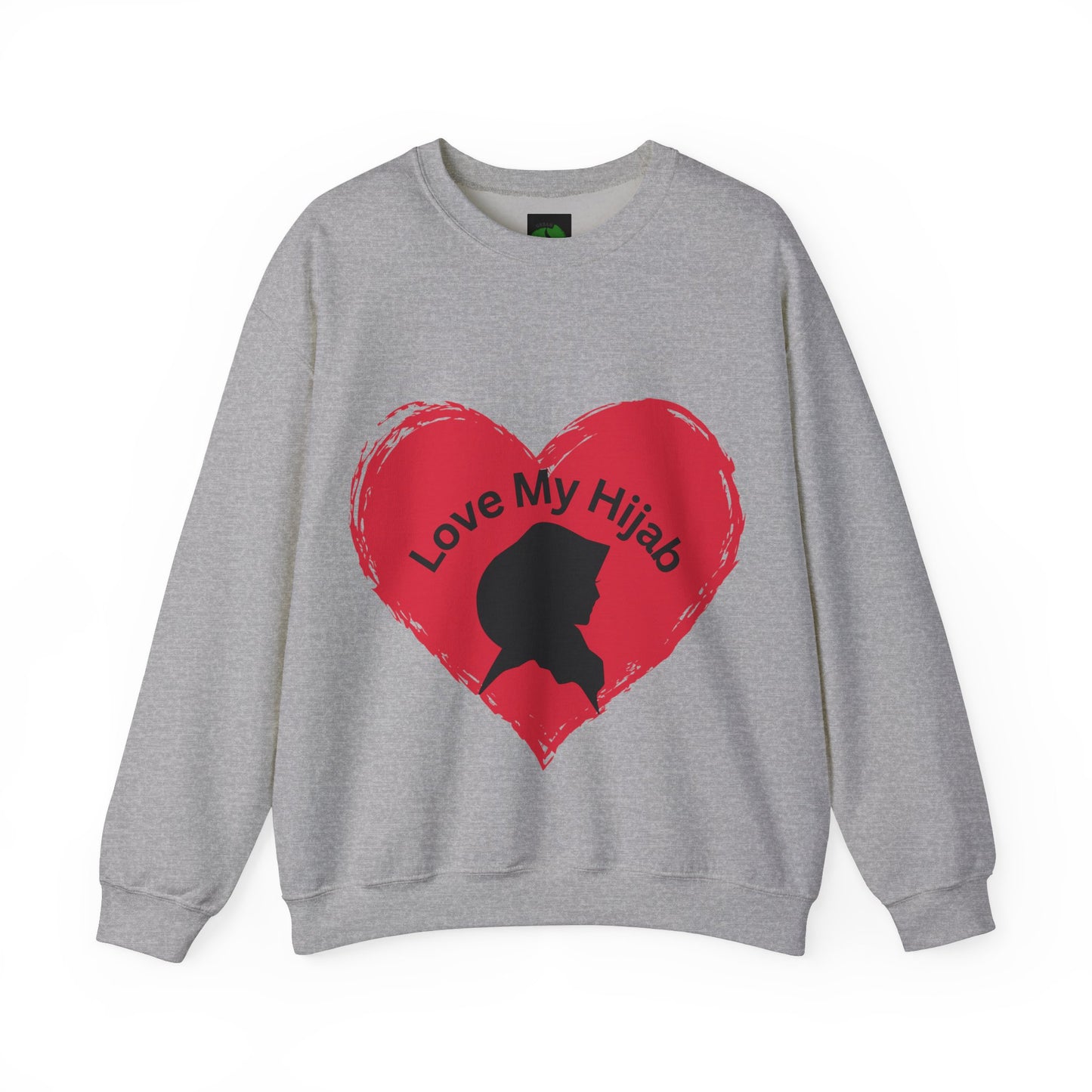 Love My Hijab Heavy Blend Sweatshirt - Unisex Crewneck for Comfort and Style Muslim Women Clothing