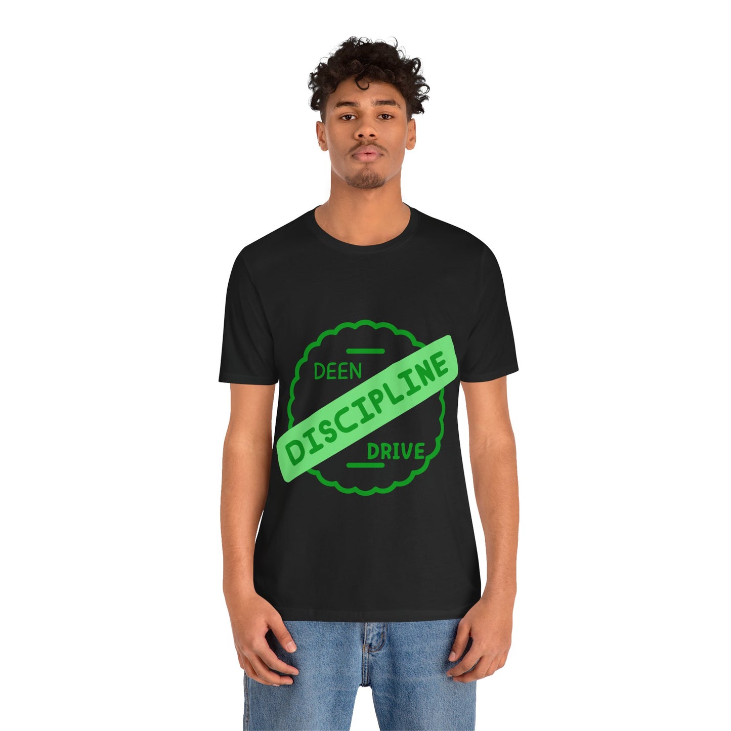 Motivational Discipline Tee - Unisex Jersey Short Sleeve Shirt Muslim Youth Fashion T Shirt