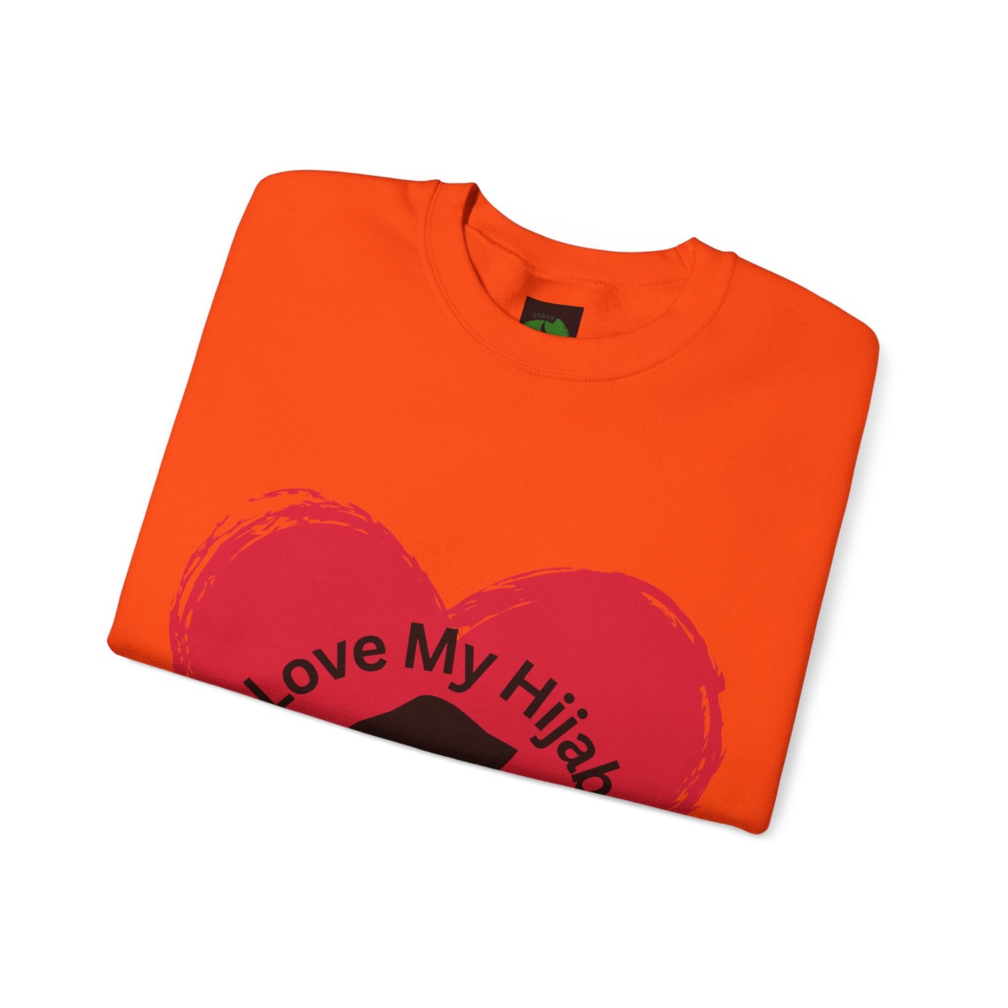 Love My Hijab Heavy Blend Sweatshirt - Unisex Crewneck for Comfort and Style Muslim Women Clothing